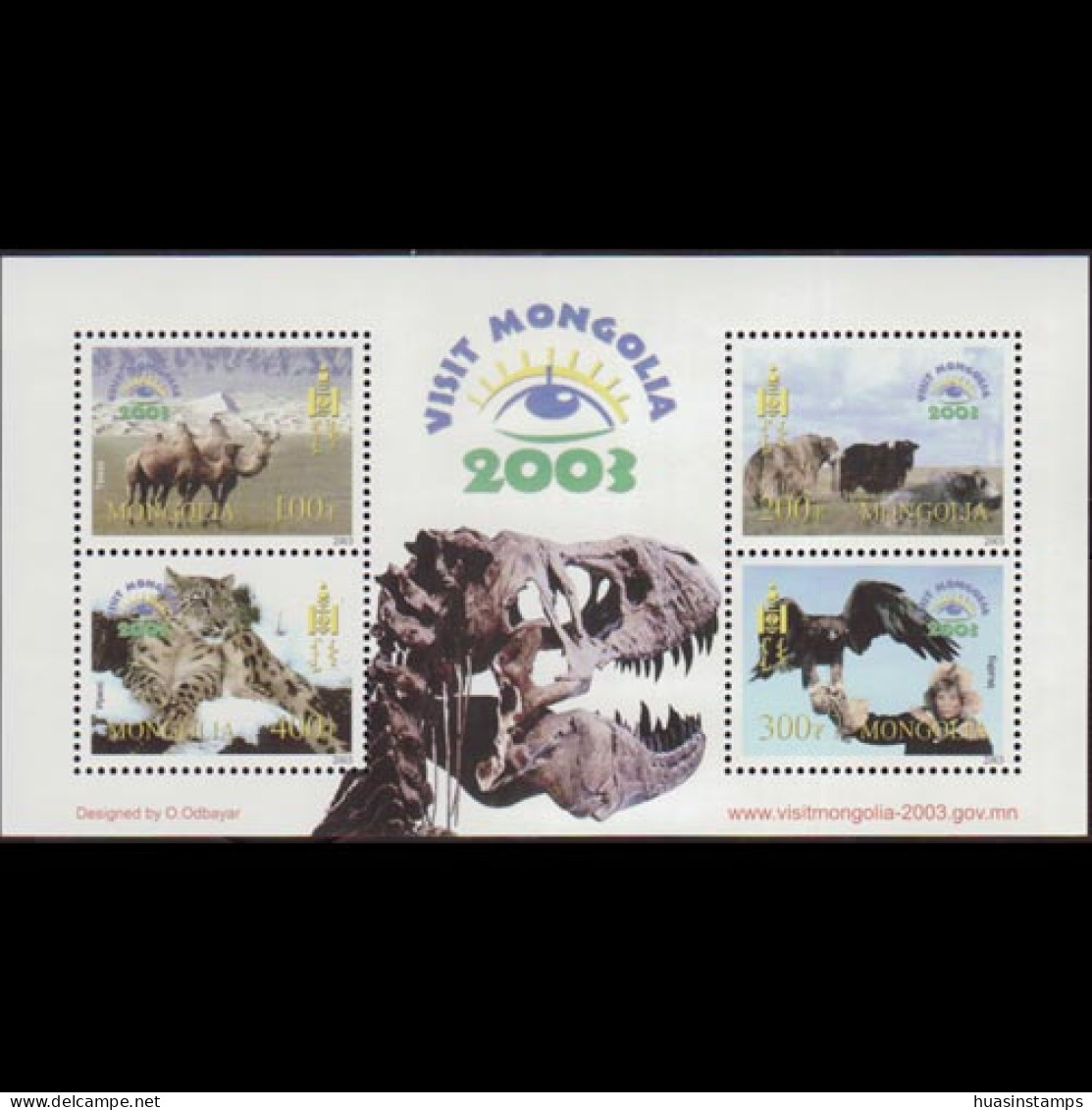 MONGOLIA 2003 - Scott# 2547 S/S Tourism MNH - Mongolie