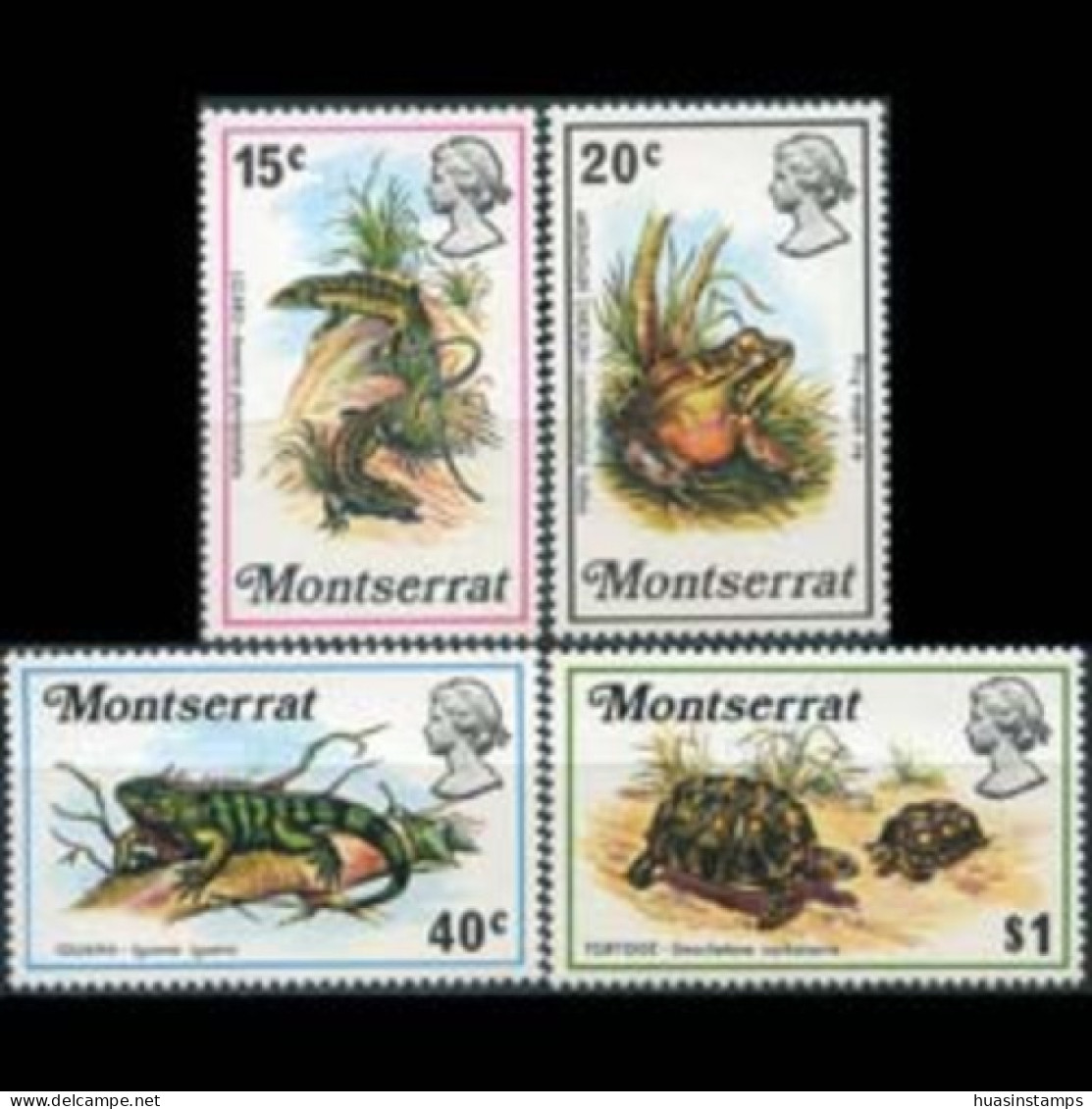 MONTSERRAT 1972 - Scott# 278-81 Reptiles Set Of 4 MNH - Montserrat