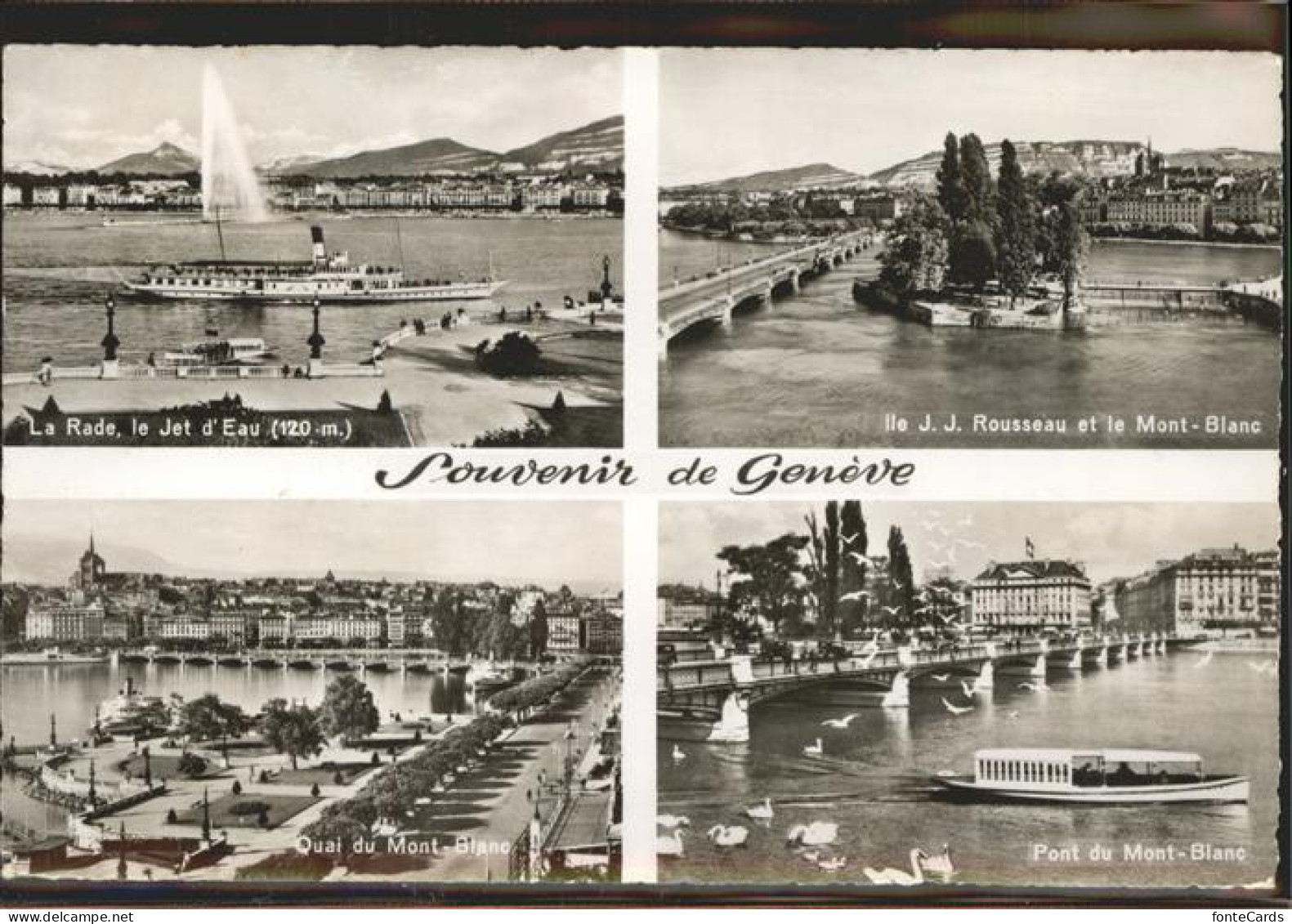 11308491 Geneve GE Quai Du Mont-Blanc La Rade Pont Du Mont-Blanc Geneve - Andere & Zonder Classificatie