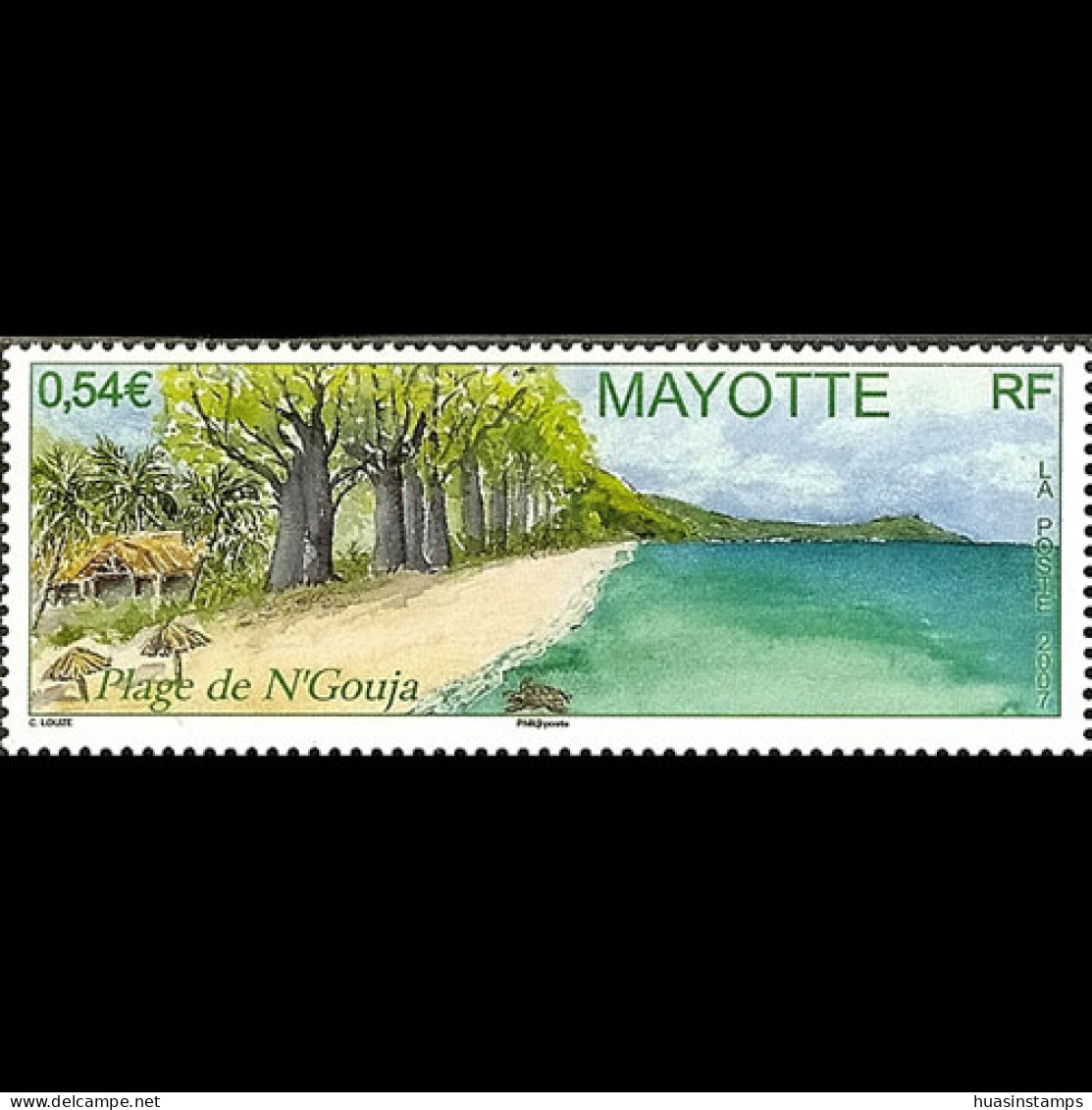 MAYOTTE 2007 - Scott# 240 Ngouja Beach Set Of 1 MNH - Andere & Zonder Classificatie