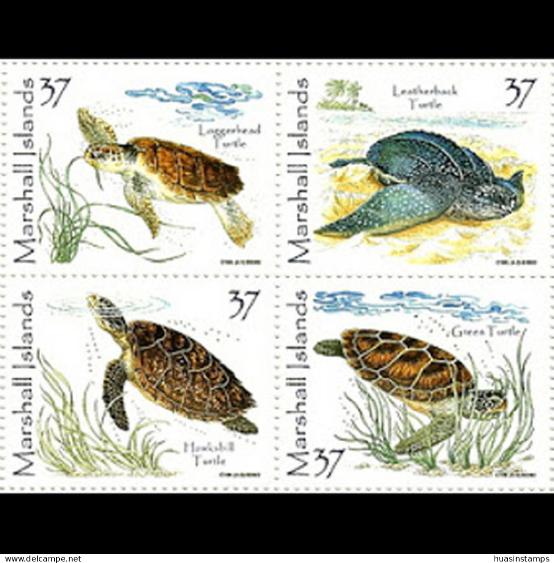 MARSHALL IS. 2002 - Scott# 805 Turtles Set Of 4 MNH - Marshalleilanden