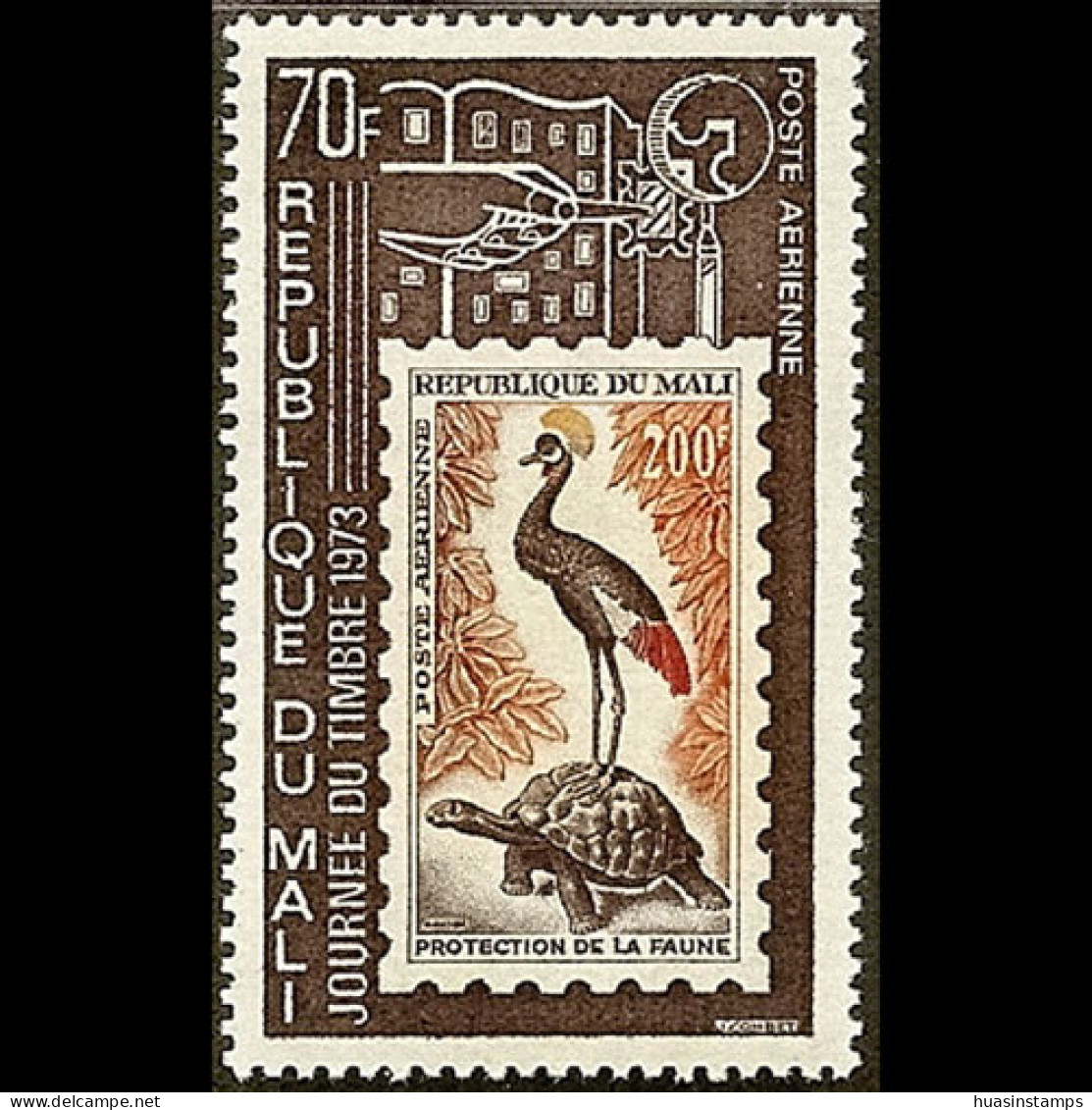 MALI 1973 - Scott# C175 Stamp Day Set Of 1 MNH - Mali (1959-...)