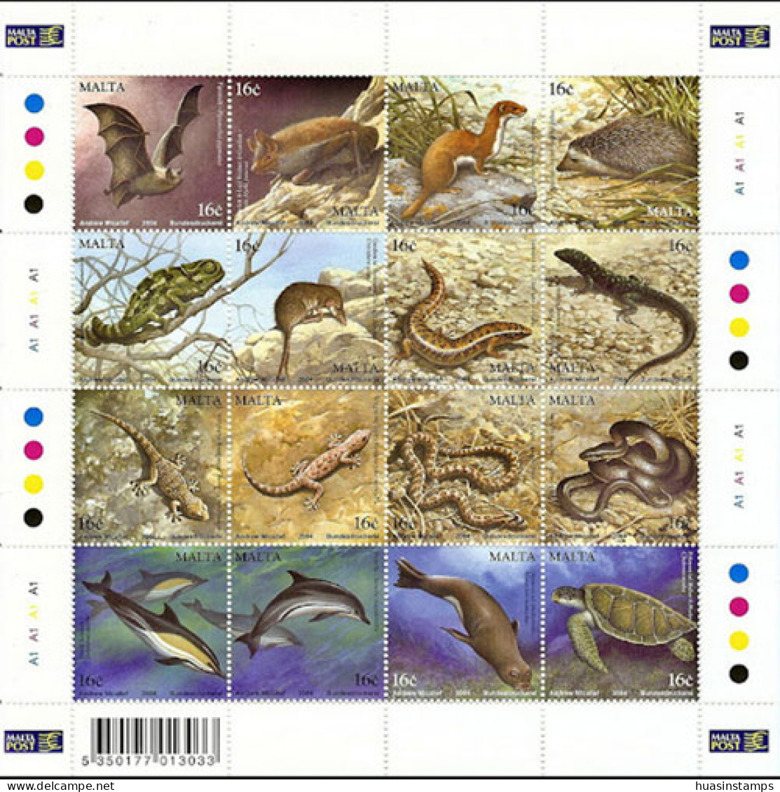 MALTA 2004 - Scott# 1159 S/S Marine Life MNH - Malta