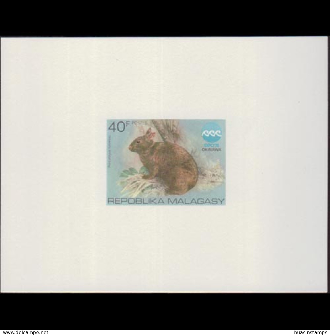 MALAGASY 1975 - Scott# 533A S/S Expo.-Rabbit MNH - Madagascar (1960-...)