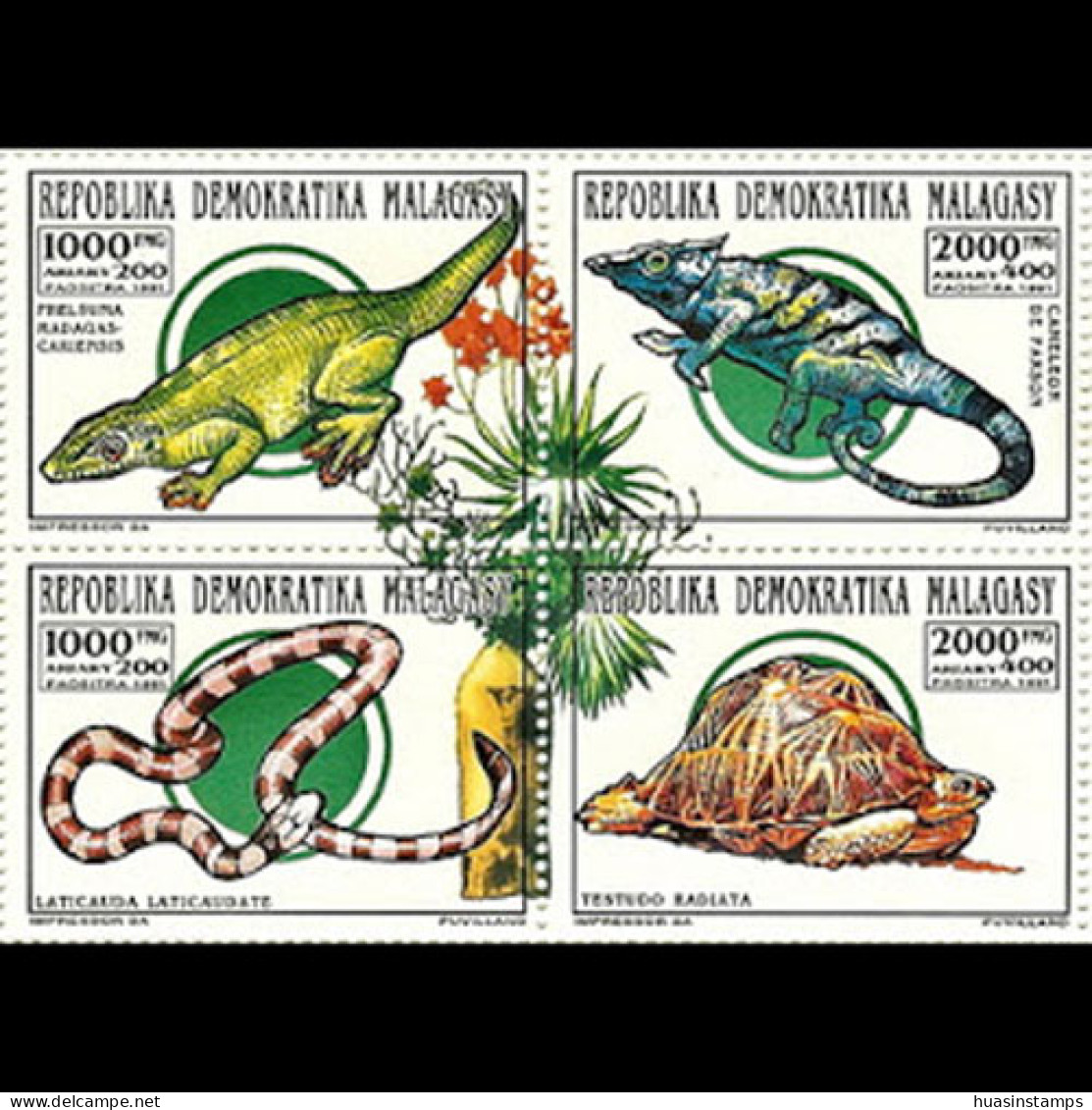 MALAGASY 1993 - Scott# 1159 Reptiles Set Of 4 MNH - Madagascar (1960-...)