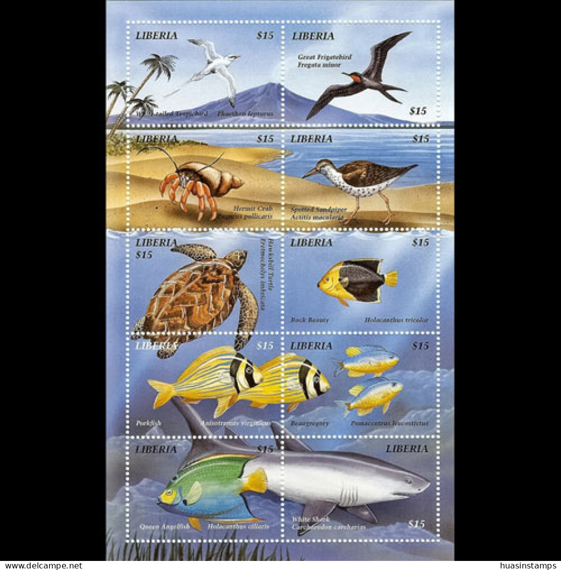 LIBERIA 1999 - MI# 2712 Sheet-Marine Life MNH - Liberia