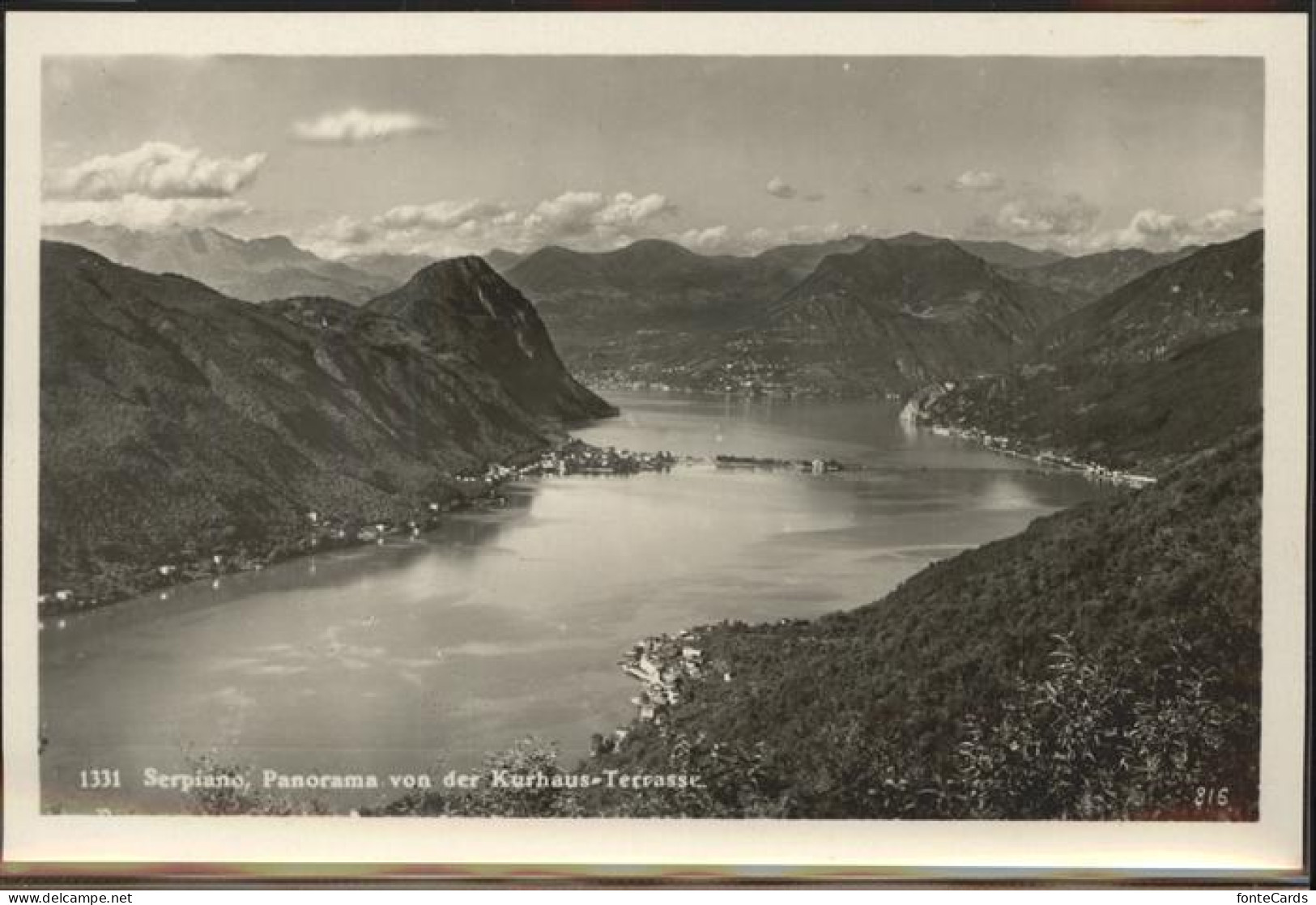 11308434 Serpiano TI Panorama Lugano - Andere & Zonder Classificatie