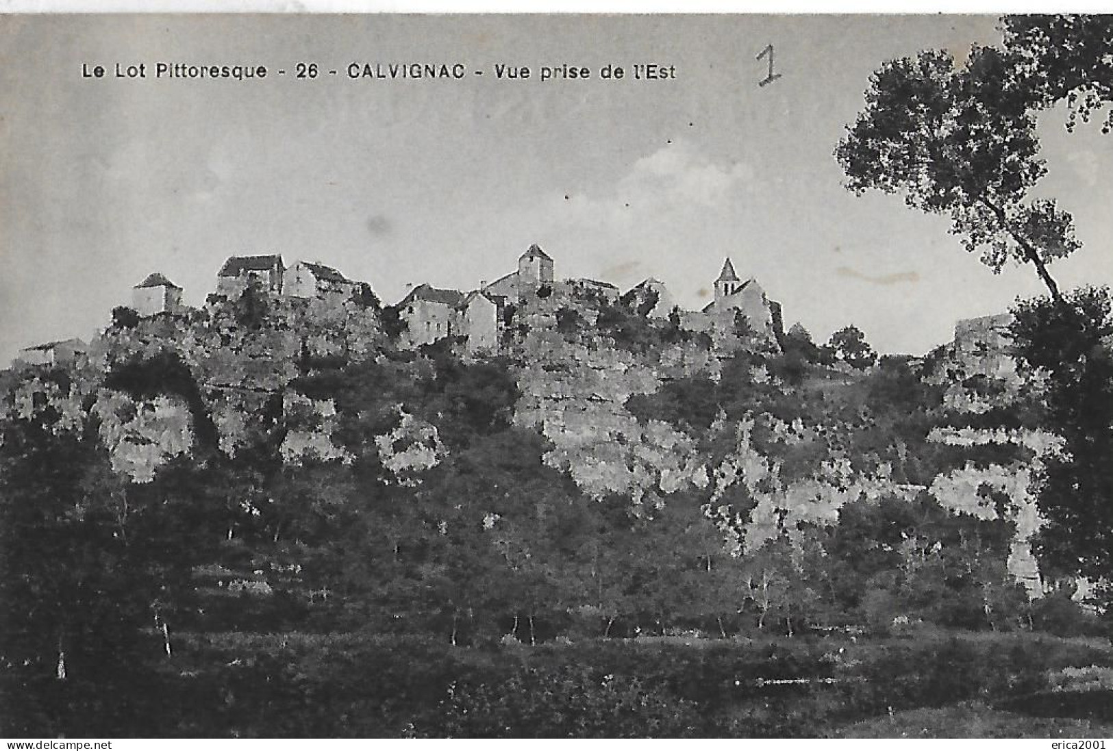 Autres & Non Classés.Calvignac. Vue De Calvignac Prise De L'est. - Autres & Non Classés