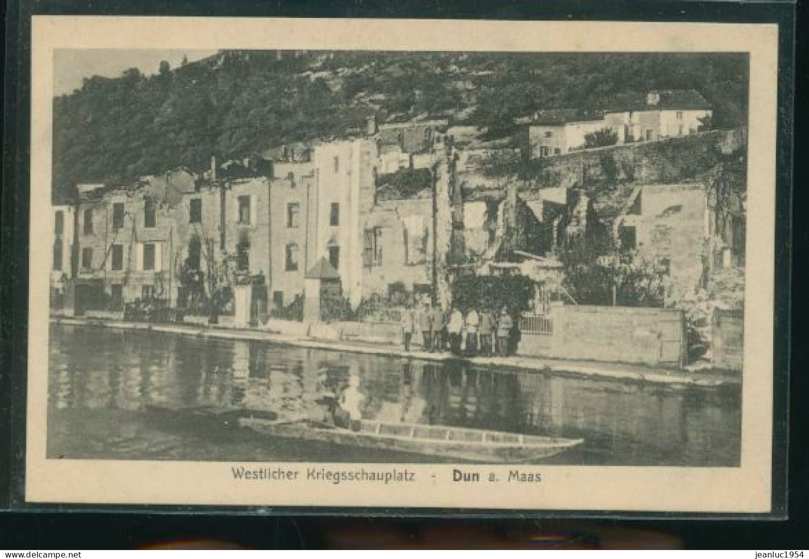 DUN SUR MEUSE CP ALLEMANDE             ( MES PHOTOS NE SONT PAS JAUNES ) - Dun Sur Meuse