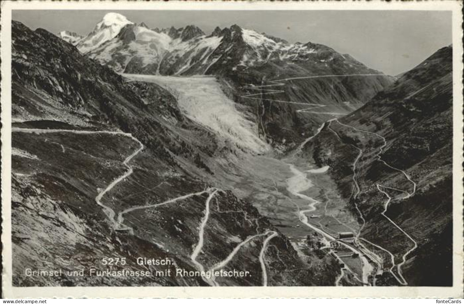 11308333 Gletsch Grimsel Und Furkastrasse Rhonegletscher Rhone - Andere & Zonder Classificatie