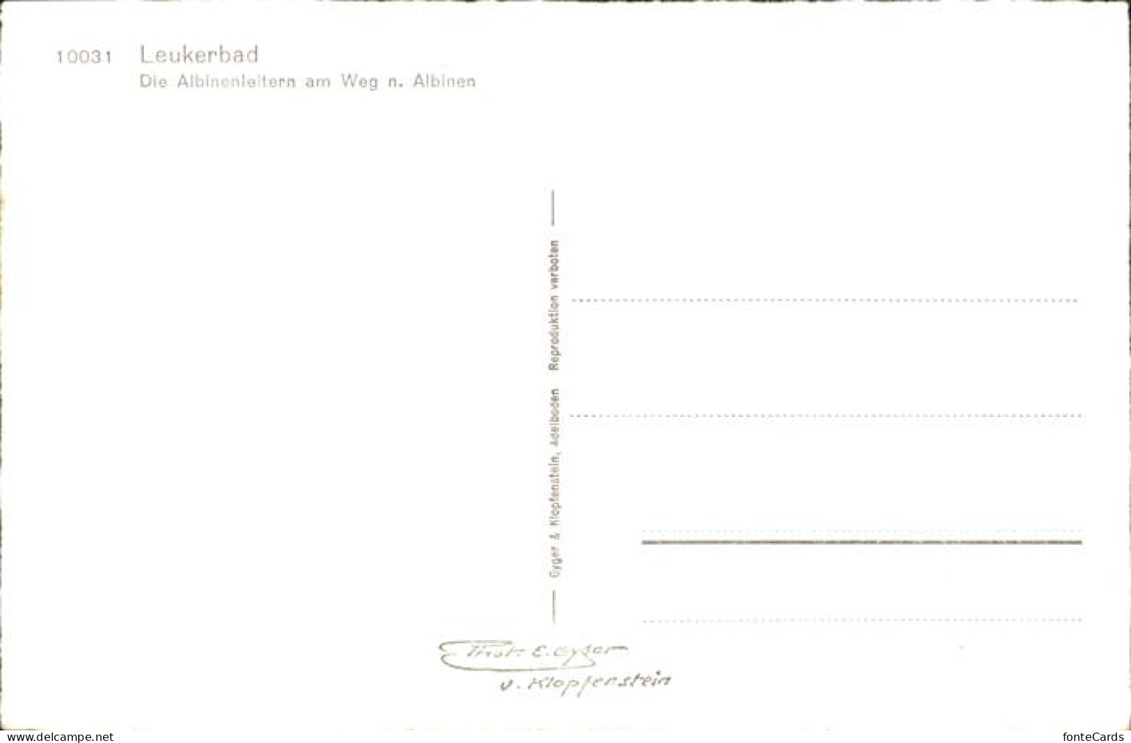 11308330 Leukerbad Albinenleitern Leukerbad - Andere & Zonder Classificatie