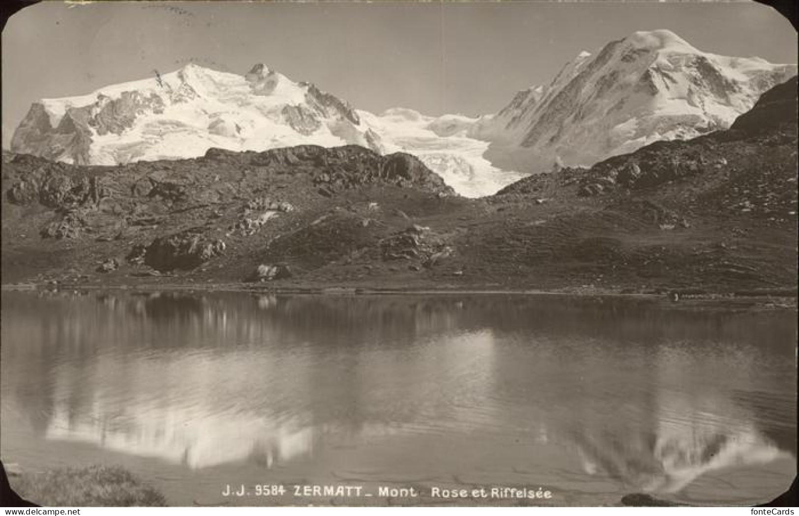 11308329 Zermatt VS Mont Rose Riffelsee Zermatt - Autres & Non Classés