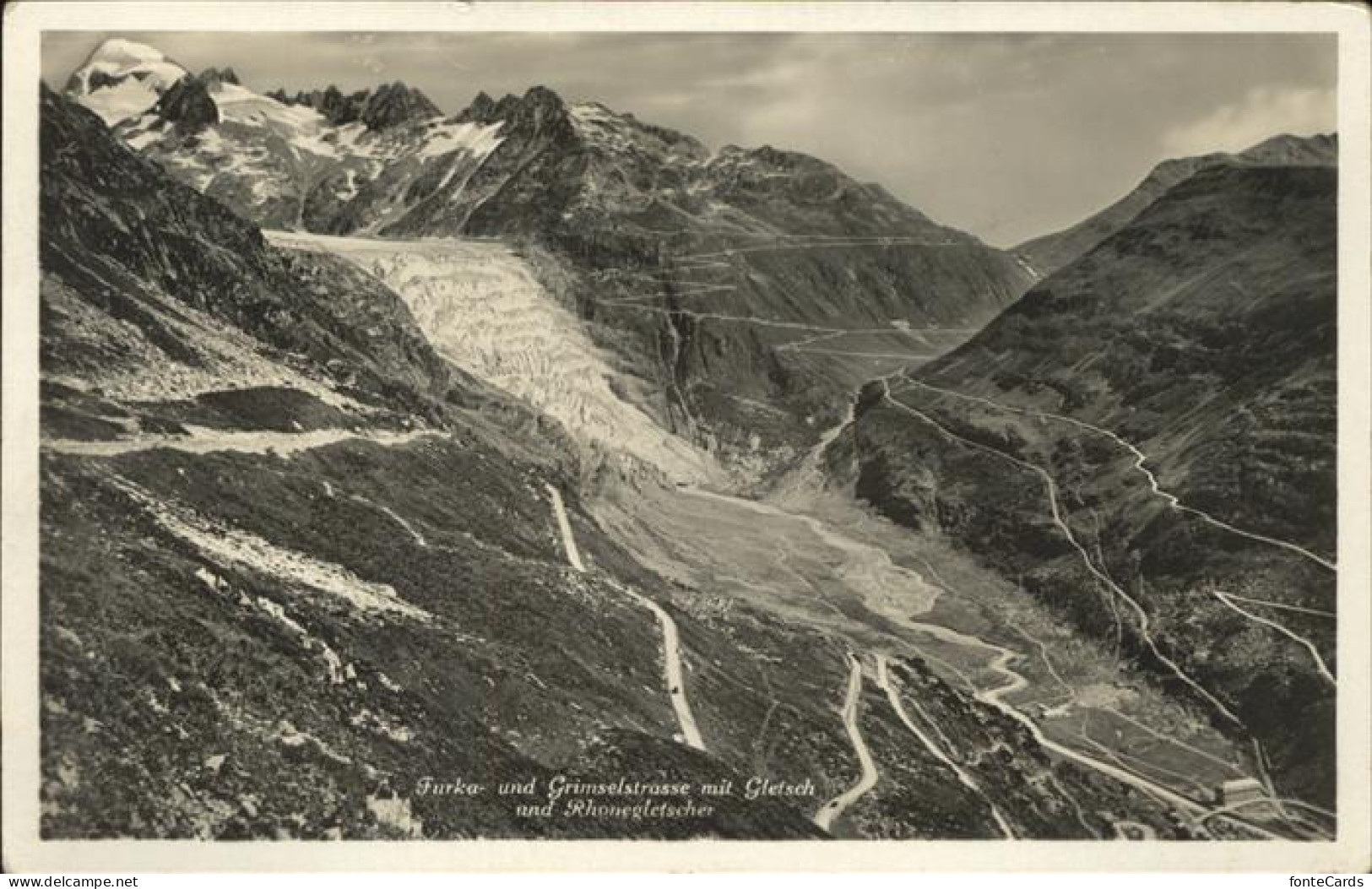11308320 Rhonegletscher Glacier Du Rhone Furka- Und Grimselstrasse Gletsch Rhone - Autres & Non Classés