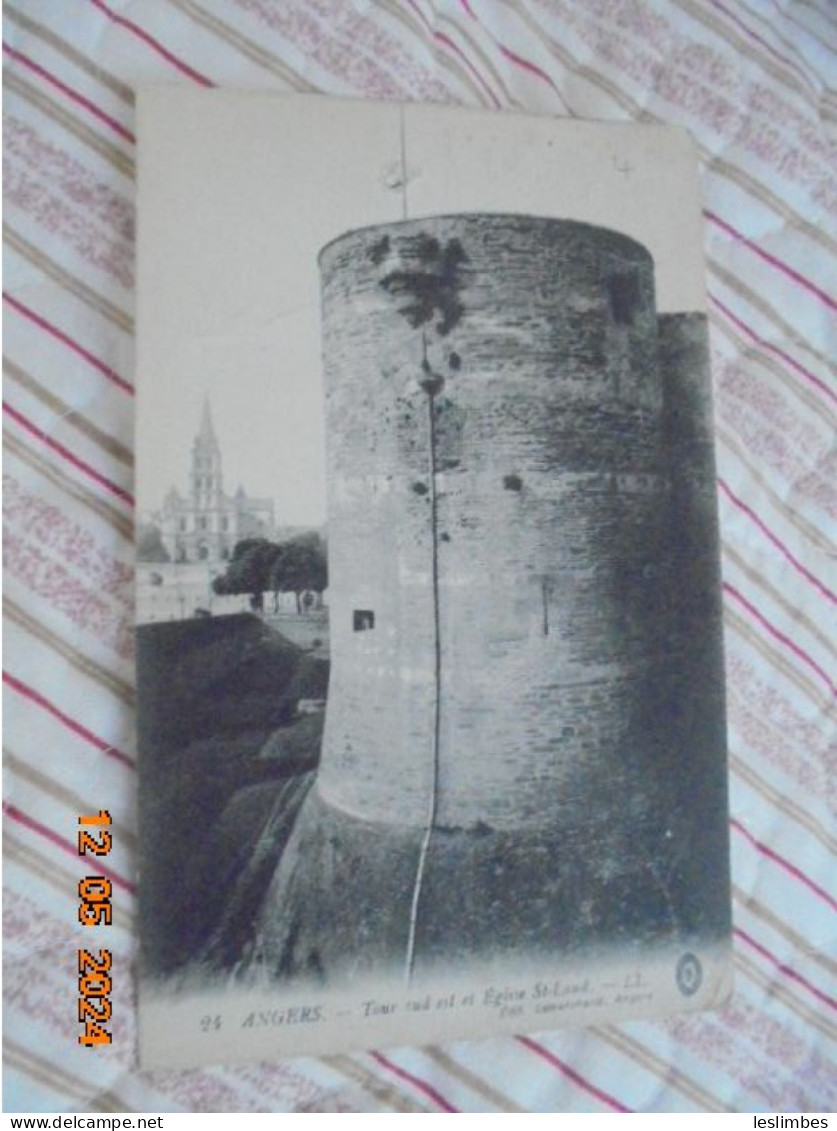 Angers. Tour Sud Est Et Eglise St Laud. LL 24 PM 1924 - Angers