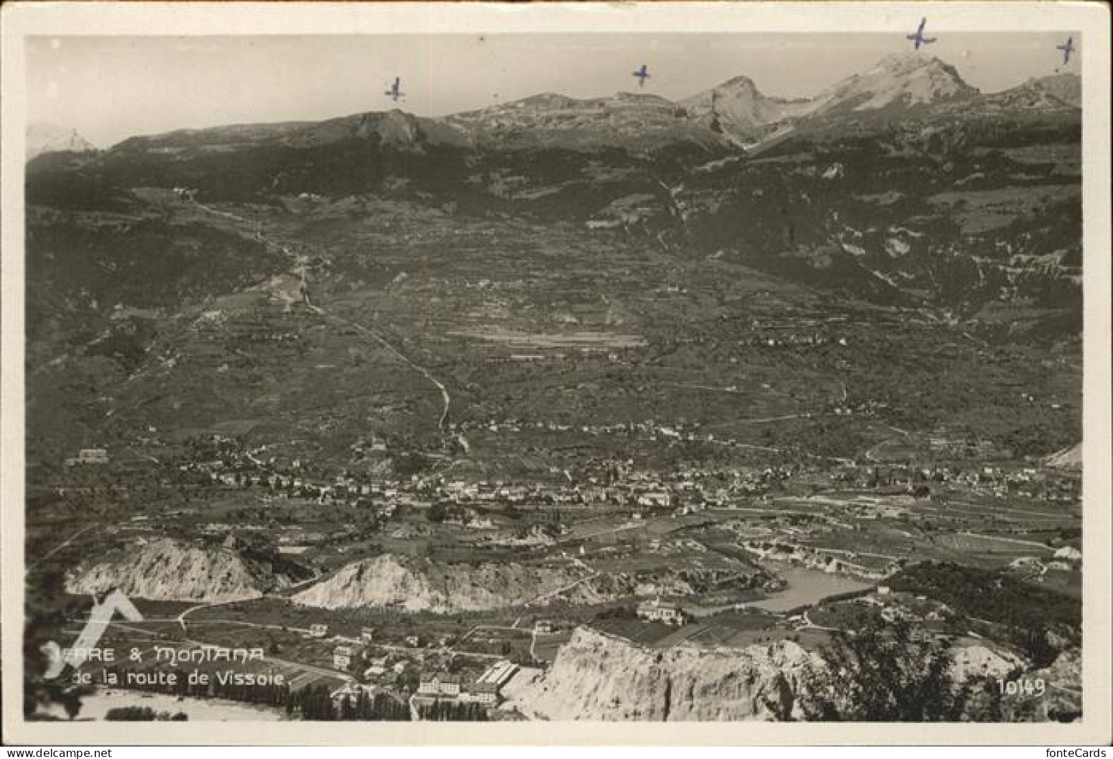 11308287 Sierre VS Montana De La Route De Vissoie Sierre Siders - Autres & Non Classés