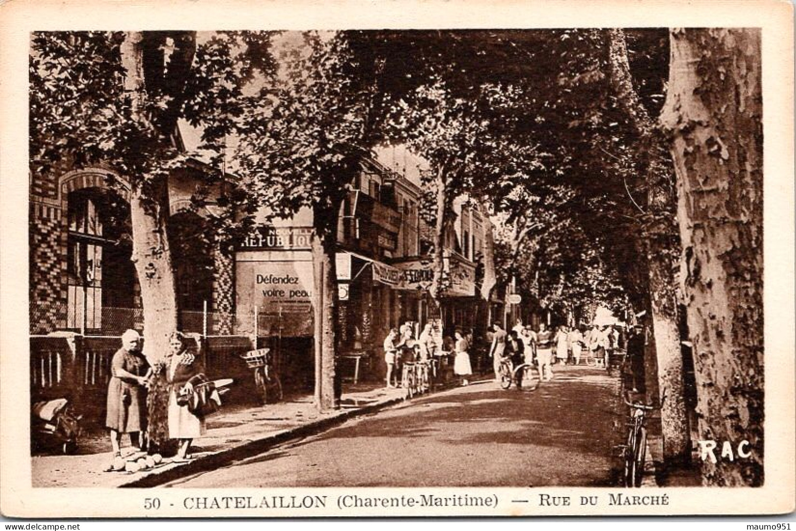 17 CHATELAILLON - Rue Du Marché - Châtelaillon-Plage