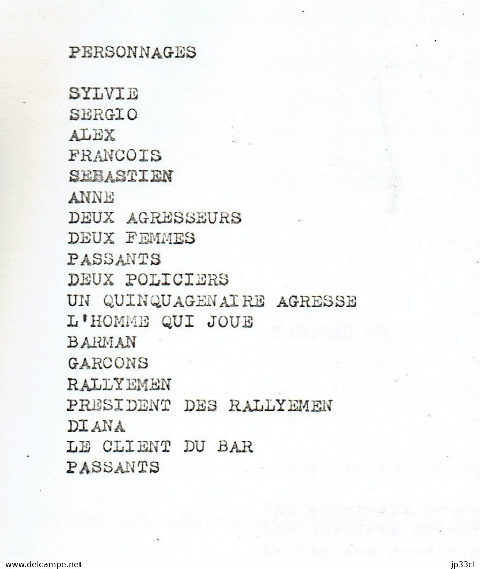 Jean Louvet : Les Clients  (c'est Dans Cette Oeuvre Que Franco Dragone Fit Ses Débuts Au Théâtre En 1975) - Otros & Sin Clasificación