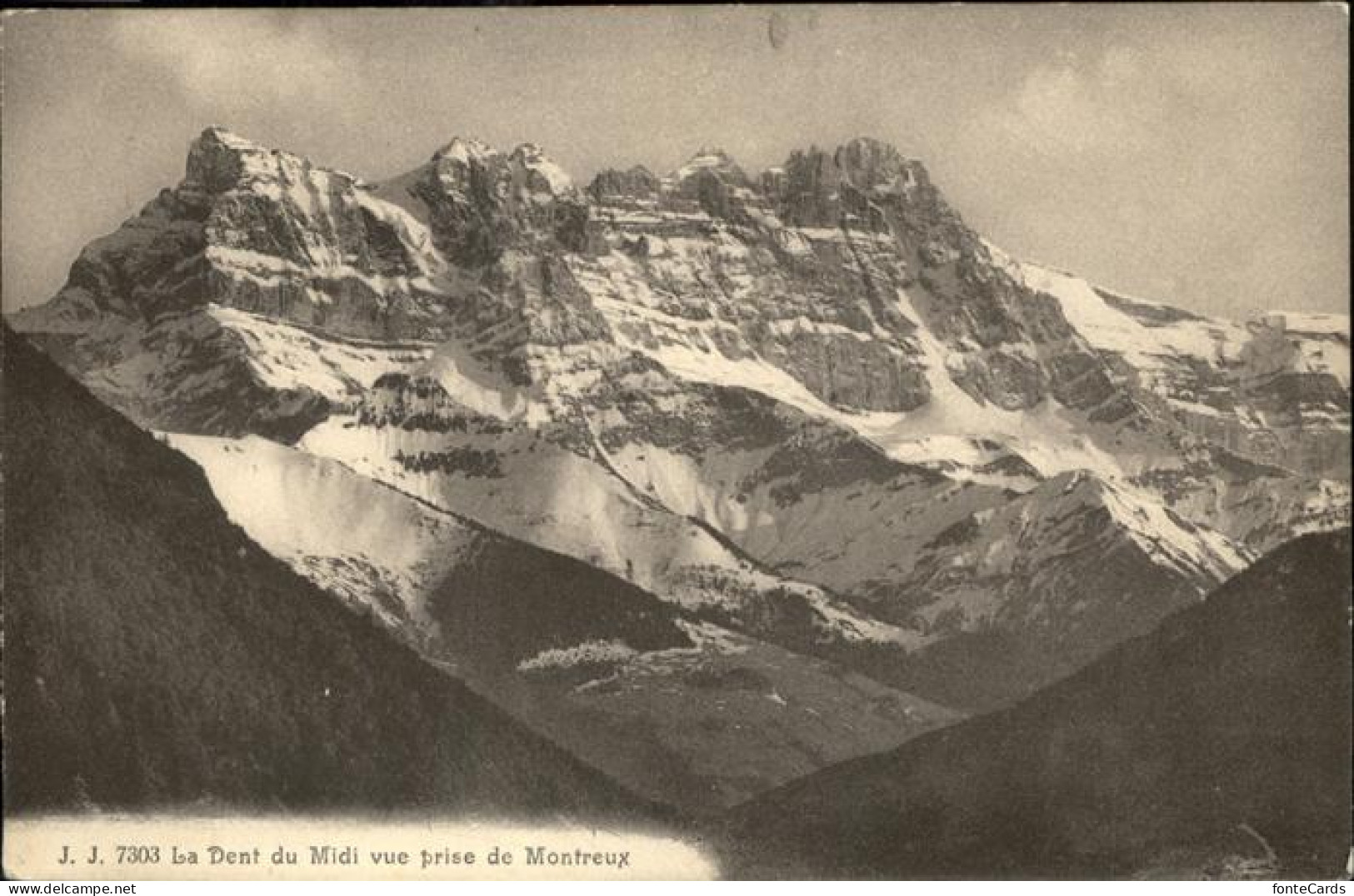 11308241 Montreux VD La Dent Du Midi Montreux - Autres & Non Classés