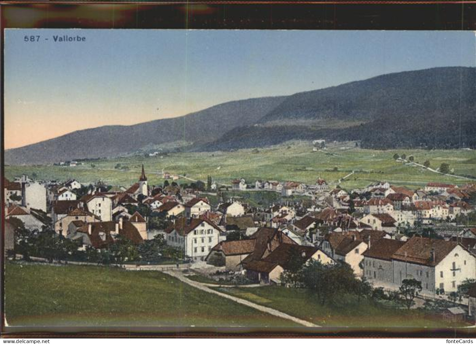 11306731 Vallorbe Panorama Waadtlaender Jura Vallorbe - Andere & Zonder Classificatie