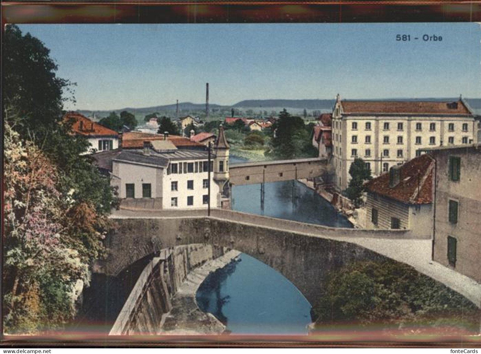 11306722 Orbe Teilansicht Bruecke An Der Orbe Orbe - Otros & Sin Clasificación