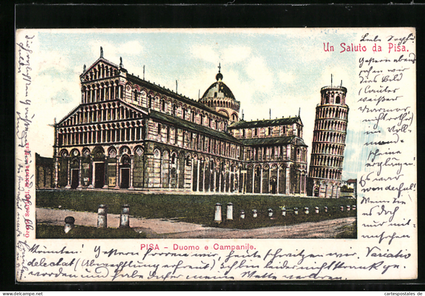 AK Pisa, La Torre Pendente, Der Schiefe Turm Von Pisa, Duomo E Campanile  - Sonstige & Ohne Zuordnung