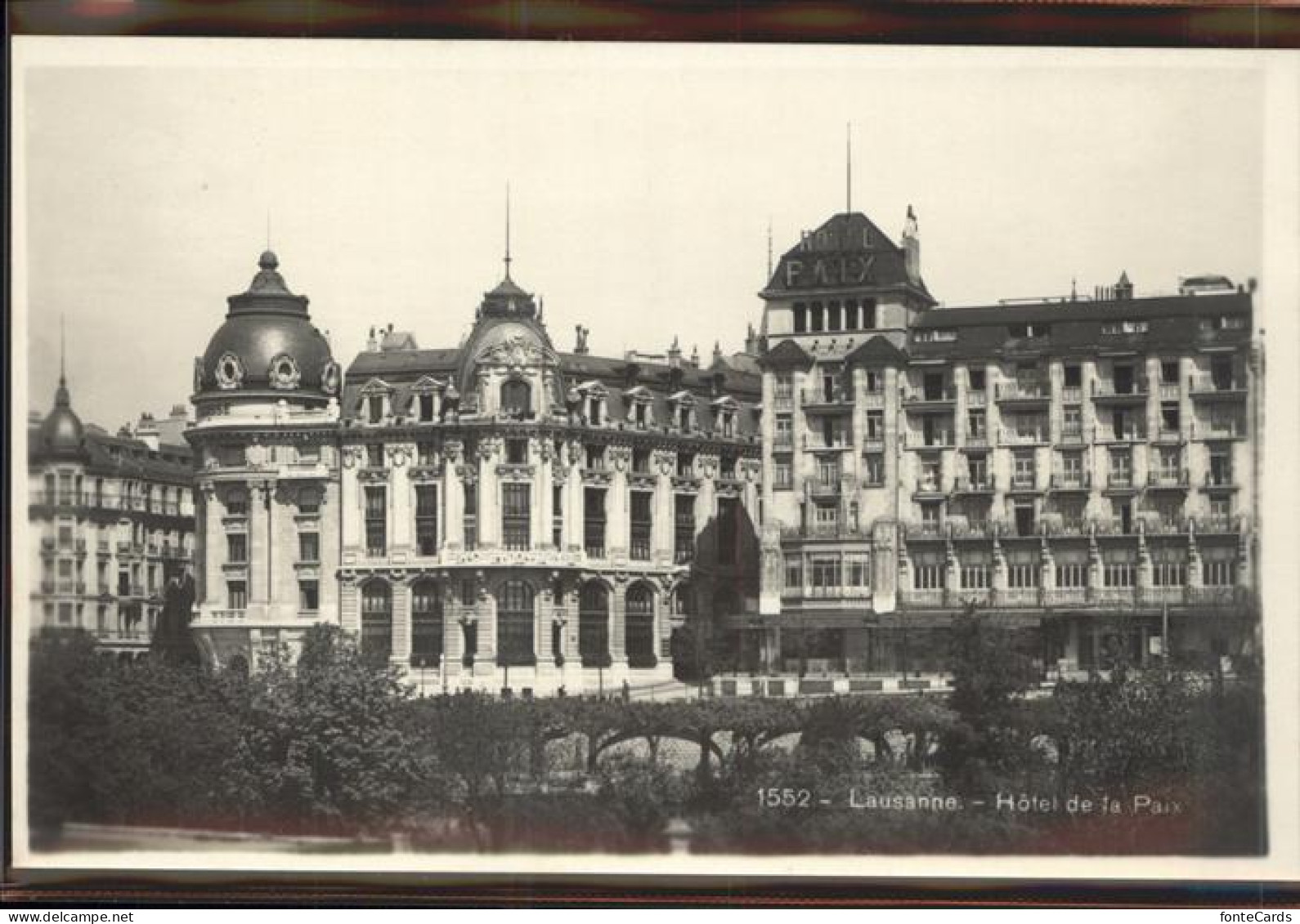 11306715 Lausanne VD Hotel De La Paix Lausanne - Sonstige & Ohne Zuordnung