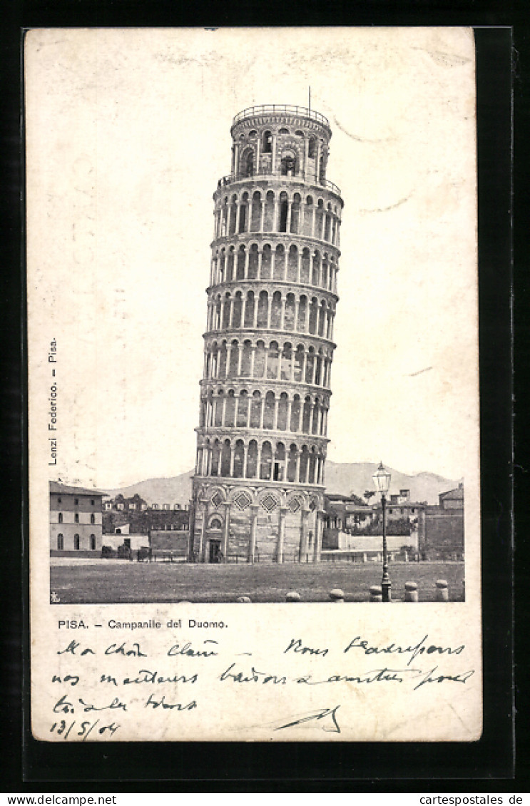 AK Pisa, La Torre Pendente, Der Schiefe Turm Von Pisa  - Sonstige & Ohne Zuordnung