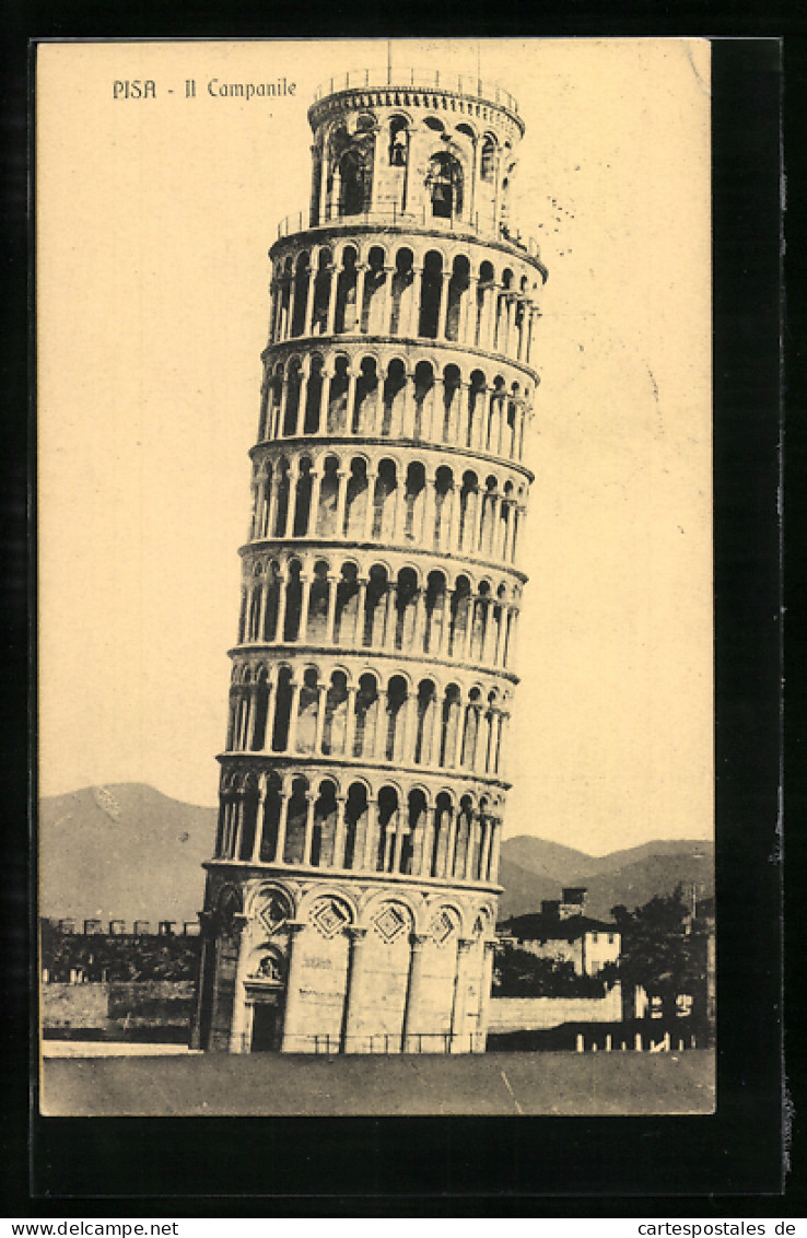 AK Pisa, La Torre Pendente, Der Schiefe Turm Von Pisa  - Sonstige & Ohne Zuordnung