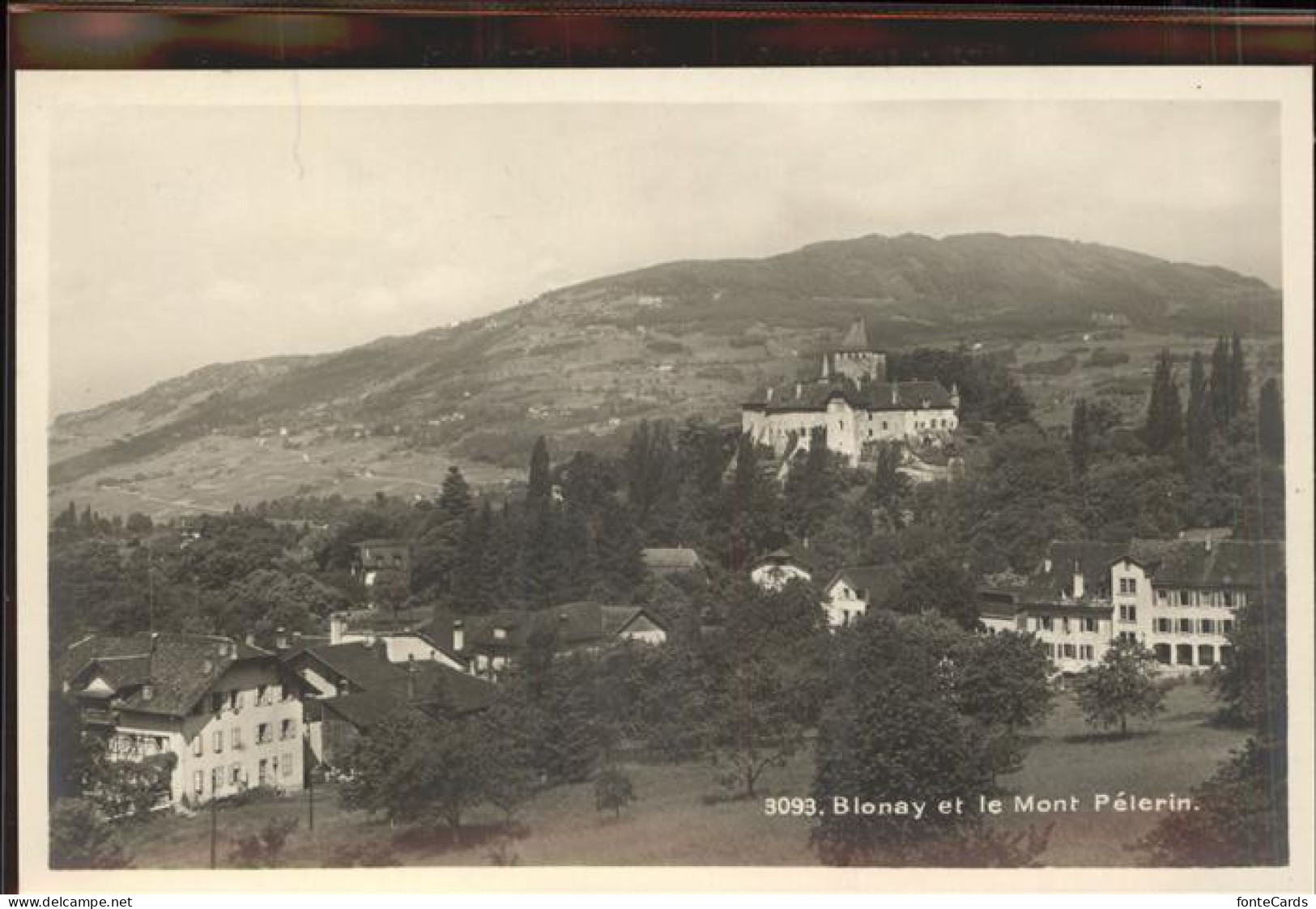 11306709 Blonay Vue Partielle Mont Pelerin Chateau Blonay - Sonstige & Ohne Zuordnung