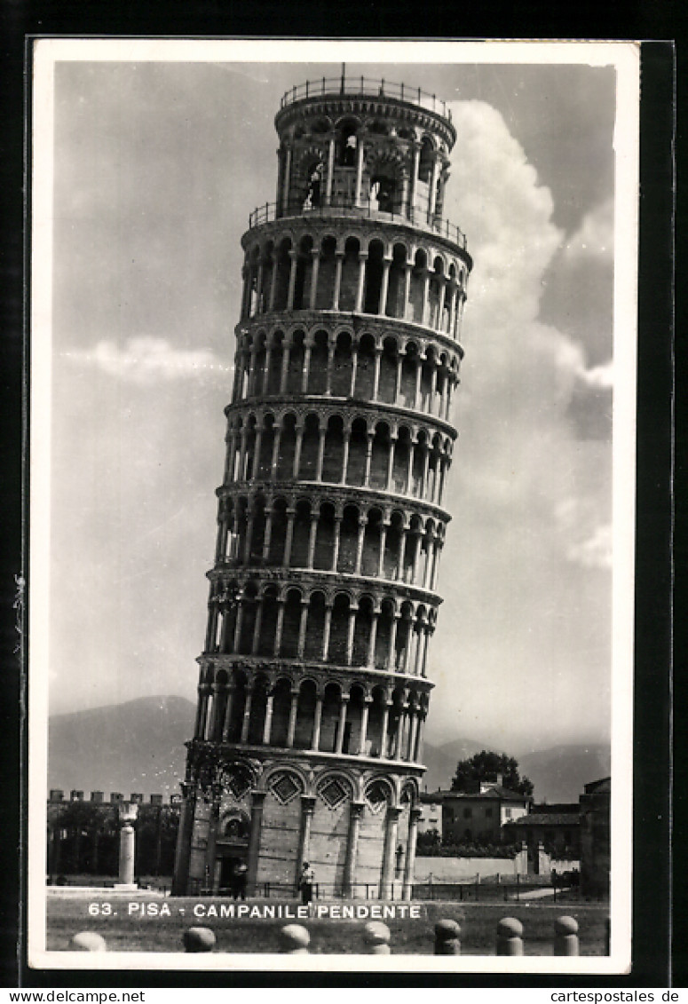 AK Pisa, La Torre Pendente, Der Schiefe Turm Von Pisa  - Otros & Sin Clasificación
