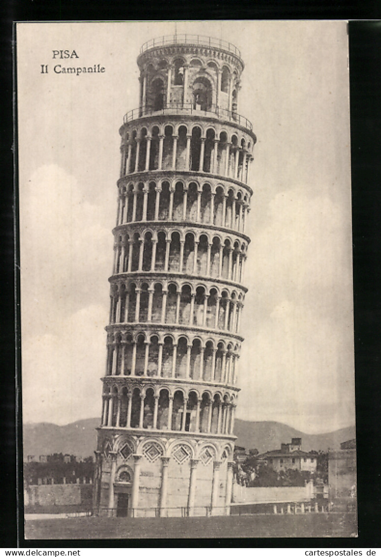 AK Pisa, La Torre Pendente, Der Schiefe Turm Von Pisa, Il Campanile  - Altri & Non Classificati