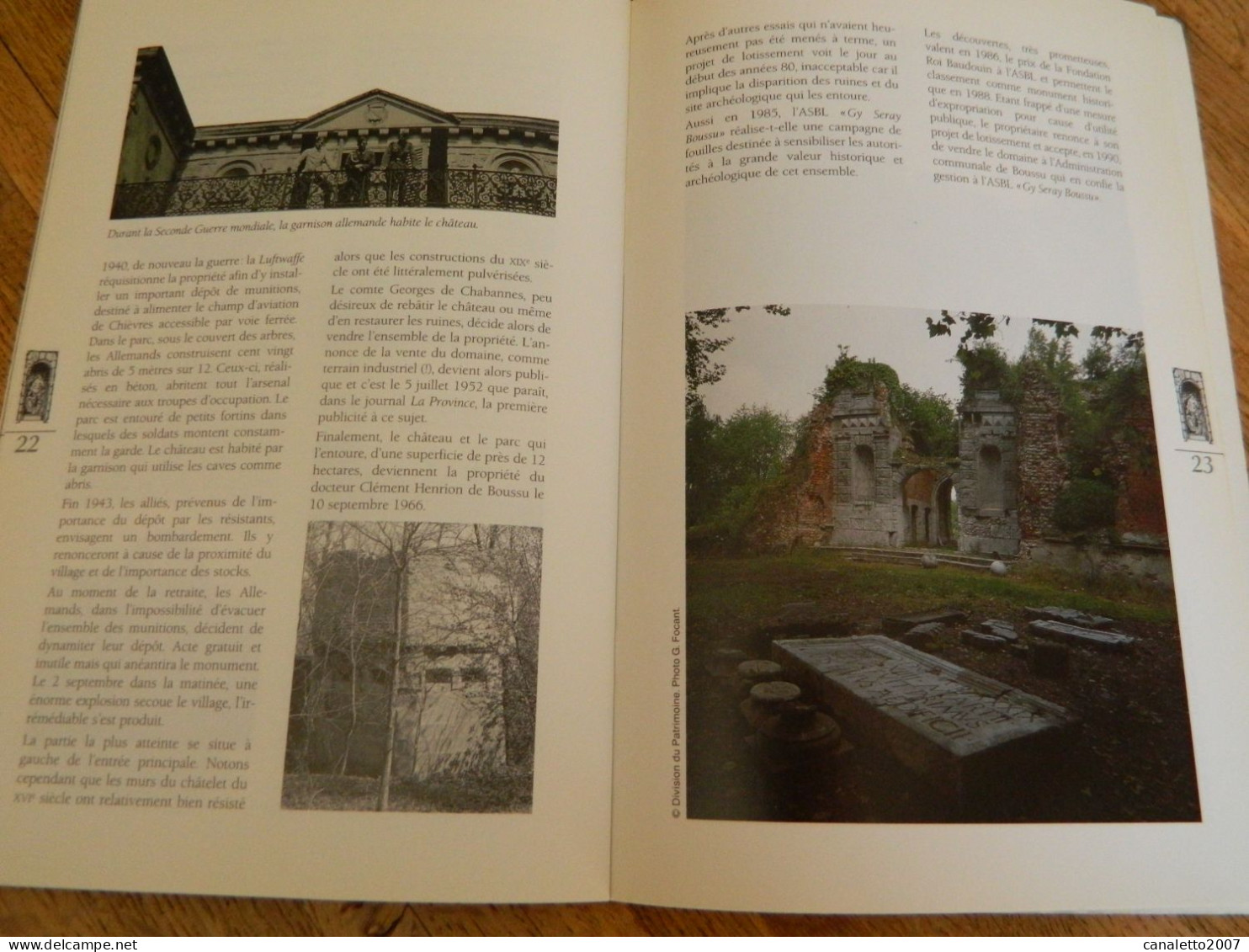 BOUSSU:  LE CHATEAU DE BOUSSU  32 PAGES - Belgium