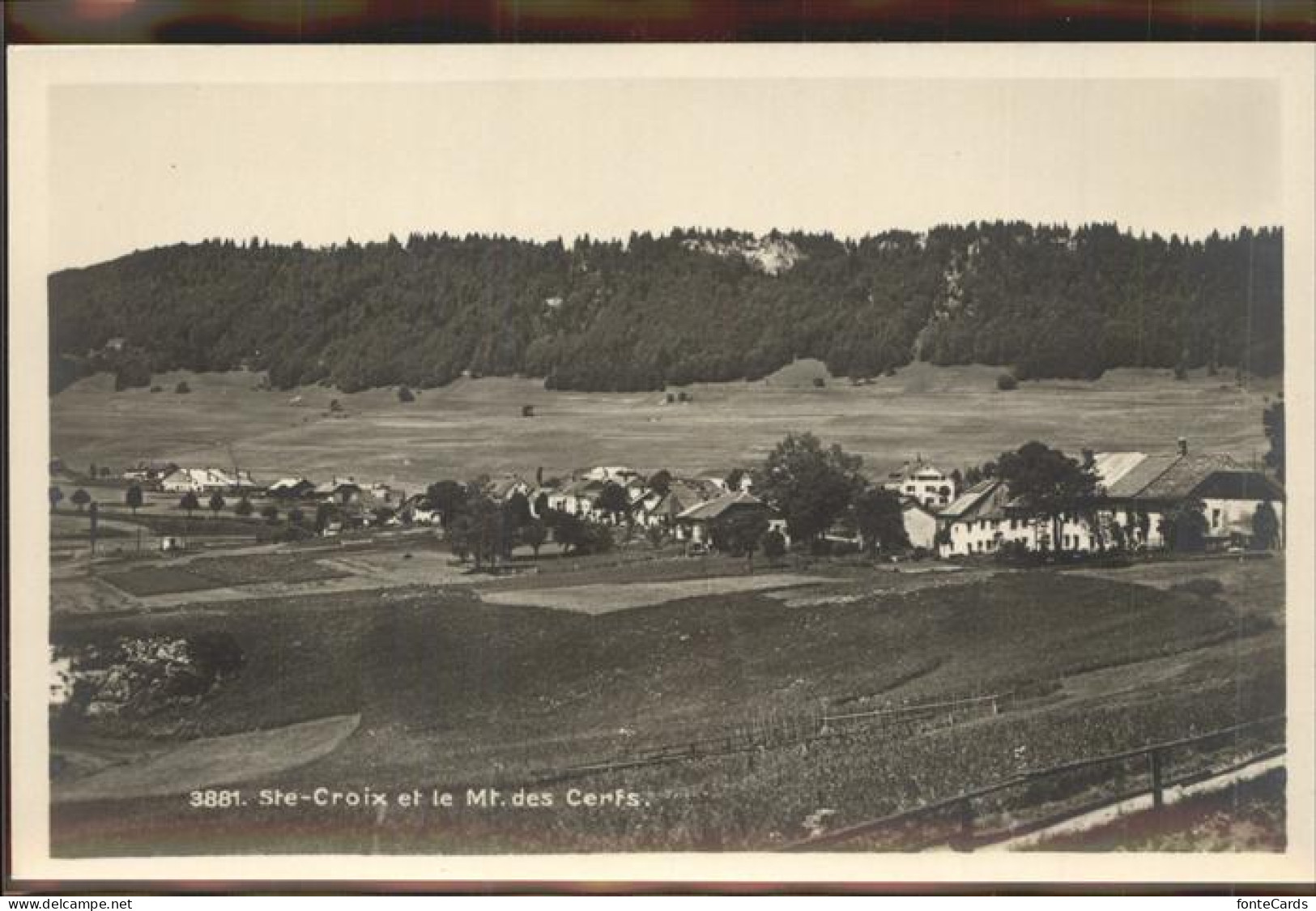 11306693 Ste Croix VD Panorama Et Le Mont Des Cerfs Waadtlaender Jura Ste-Croix - Autres & Non Classés