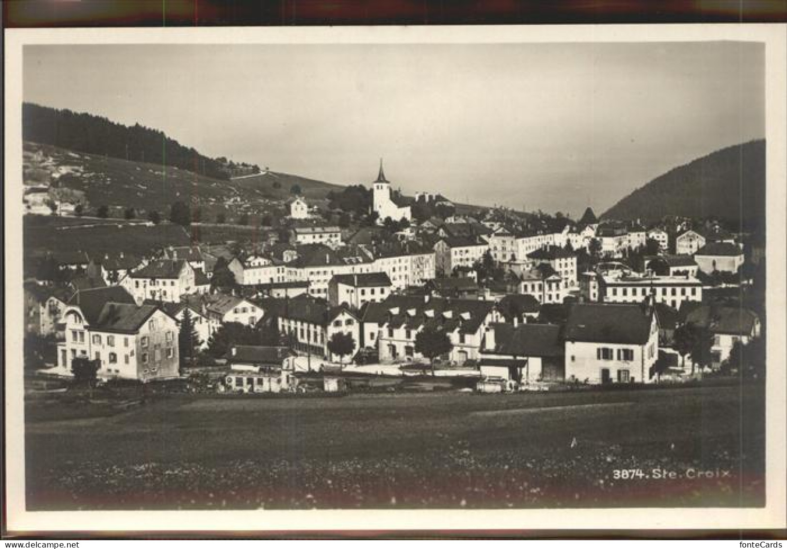 11306692 Ste Croix VD Teilansicht Waadtlaender Jura Ste-Croix - Andere & Zonder Classificatie