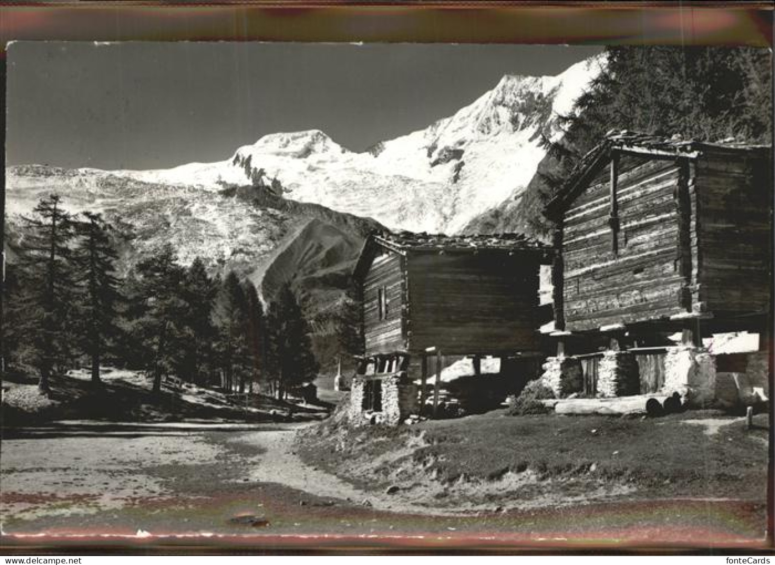 11306668 Saas-Fee Alphubel Und Taeschhorn Berghuetten Allalingruppe Wallis Saas- - Andere & Zonder Classificatie