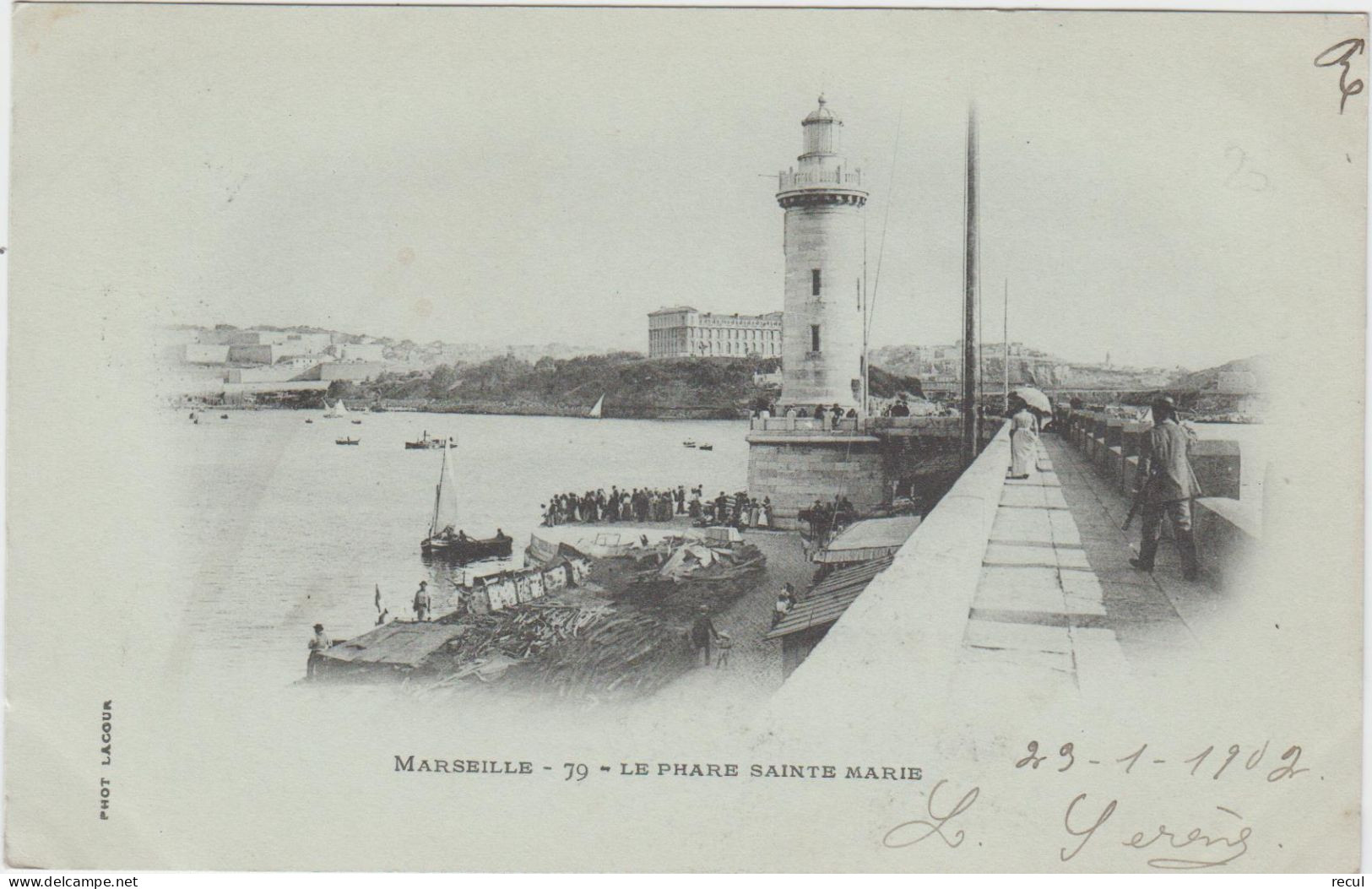 BOUCHE Du RHÔNE   - MARSEILLE - 79 - Le Phare Sainte Marie - Mostre Coloniali 1906 – 1922