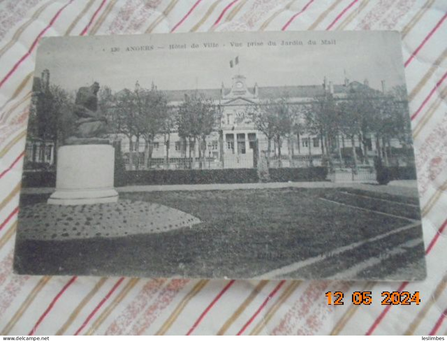 Angers. Hotel De Ville. Vue Prise Du Jardin Du Mail. Collas 130 PM 1918 - Angers