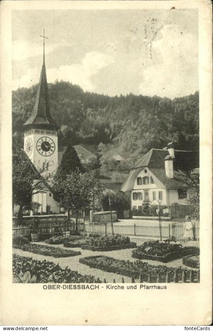 11306646 Oberdiessbach Kirche Und Pfarrhaus Oberdiessbach - Autres & Non Classés