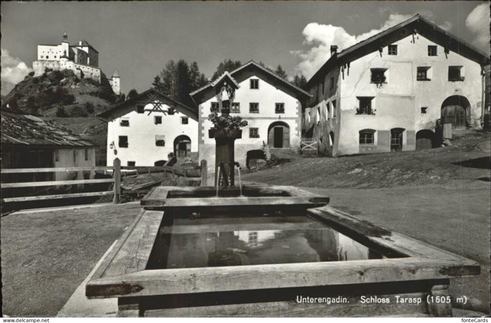 11306631 Tarasp Schloss Brunnen Unterengadin Graubuenden Tarasp - Other & Unclassified