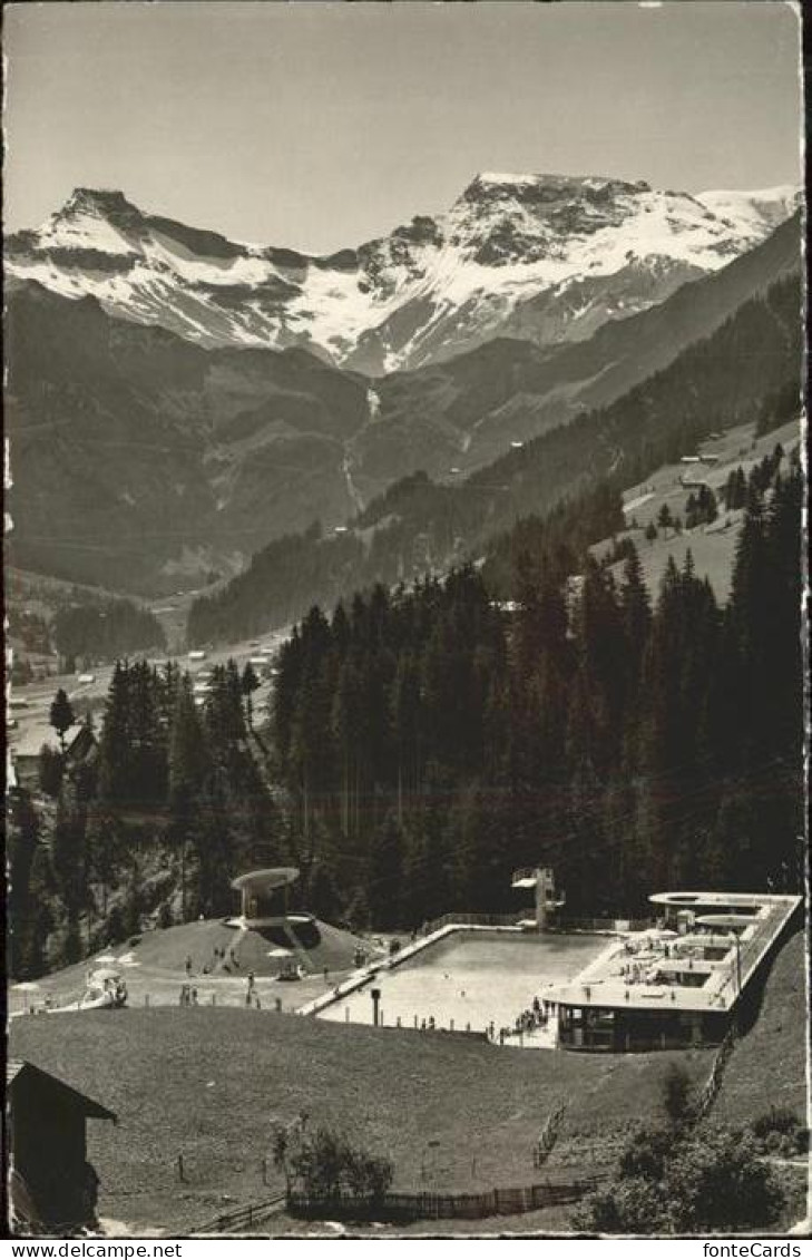 11306618 Adelboden Schwimm  Und Sonnenbad Steghorn Und Wildstrubel Berner Oberla - Otros & Sin Clasificación