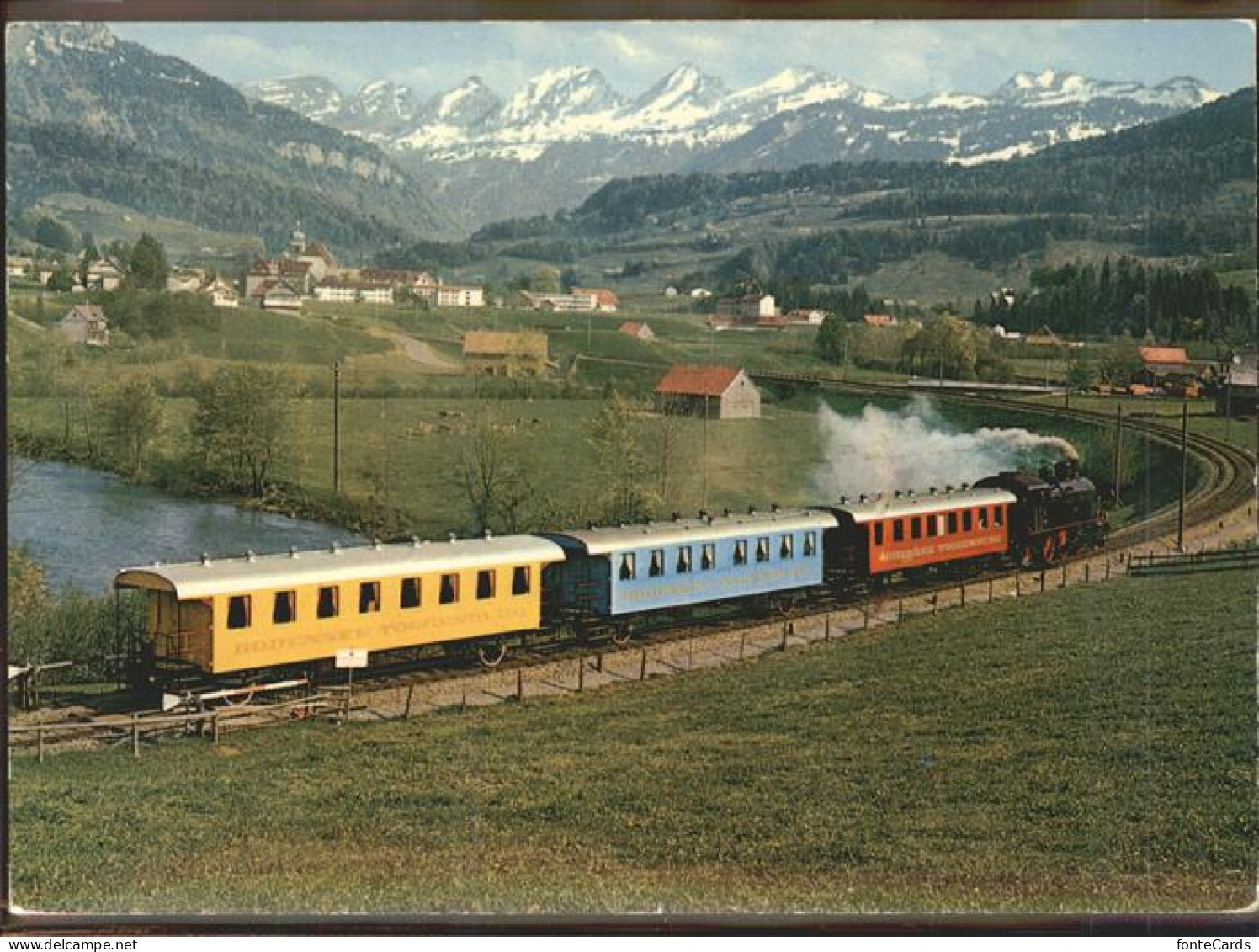 11306609 Nesslau Amor Express Der Bodensee Toggenburg Bahn Bei Nesslau Neu St. J - Otros & Sin Clasificación