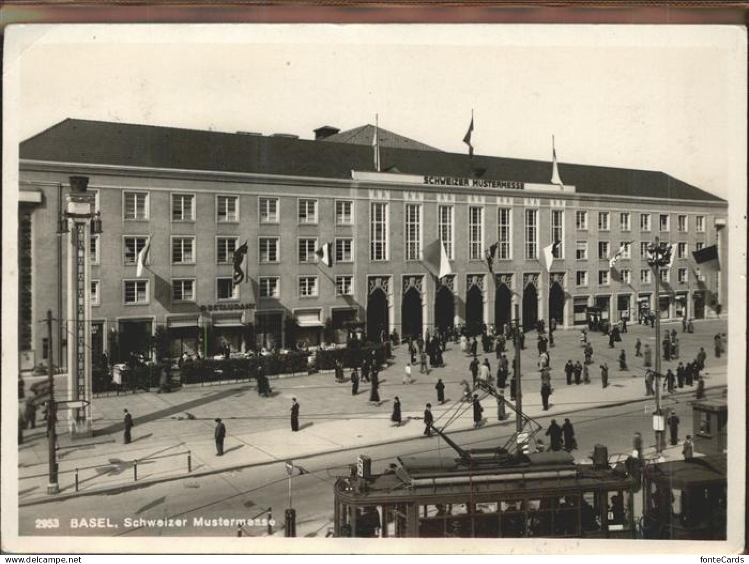 11306606 Basel BS Schweizer Mustermesse Strassenbahn Basel BS - Andere & Zonder Classificatie