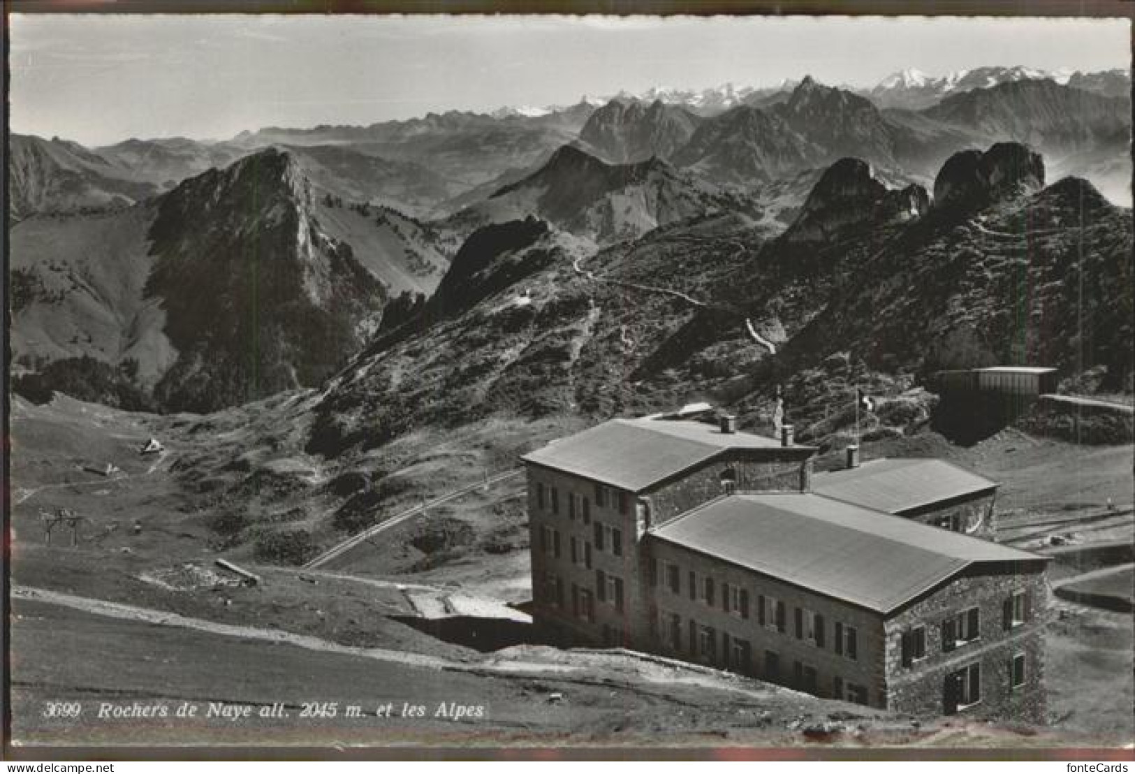 11306591 Montreux VD Panorma Rochers De Naye Hotel Zahnradbahn Bergstation Berne - Andere & Zonder Classificatie