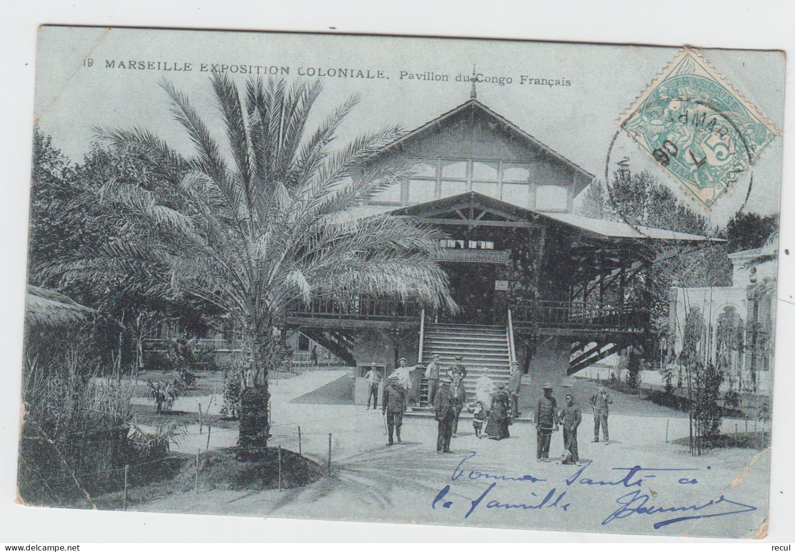 BOUCHE Du RHÔNE  - 19 - MARSEILLE - EXPOSITION COLONIALE - Pavillon Du Congo Français - Exposiciones Coloniales 1906 - 1922