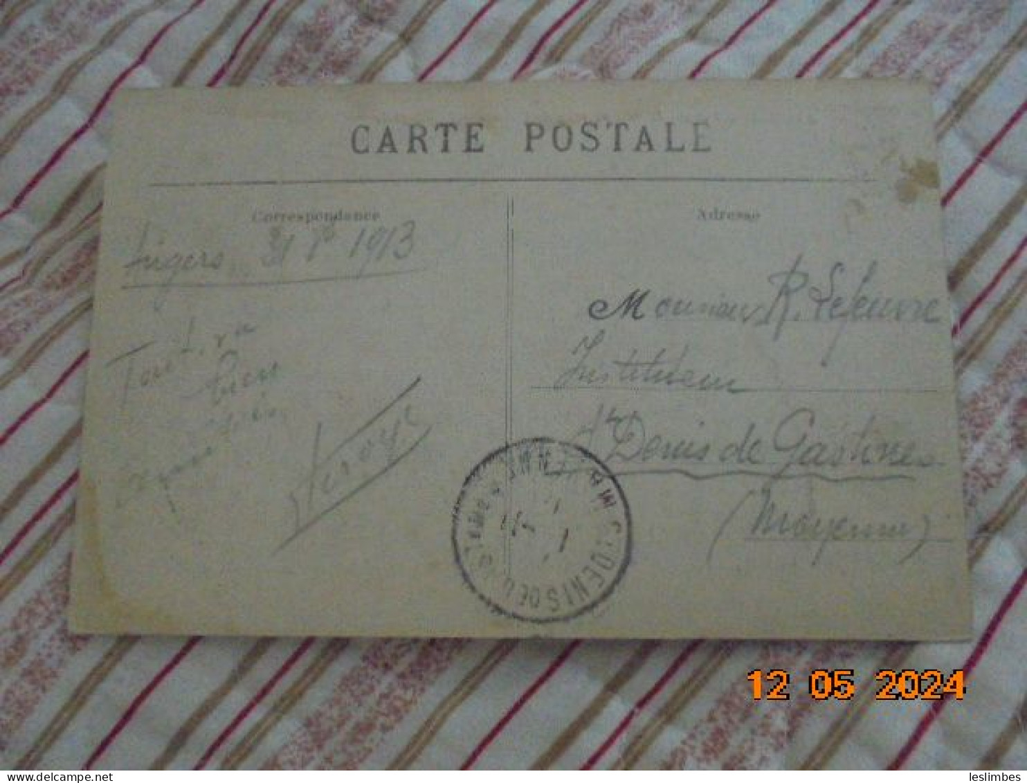 Angers. . Vue Sur La Maine, Prise Du Chateau. LV 50 PM 1913 - Angers