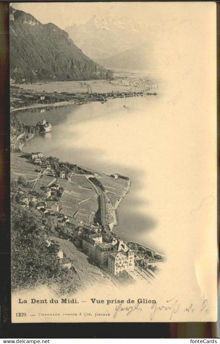 11306558 Glion Panorama Lac Leman Et Les Dents Du Midi Glion - Otros & Sin Clasificación