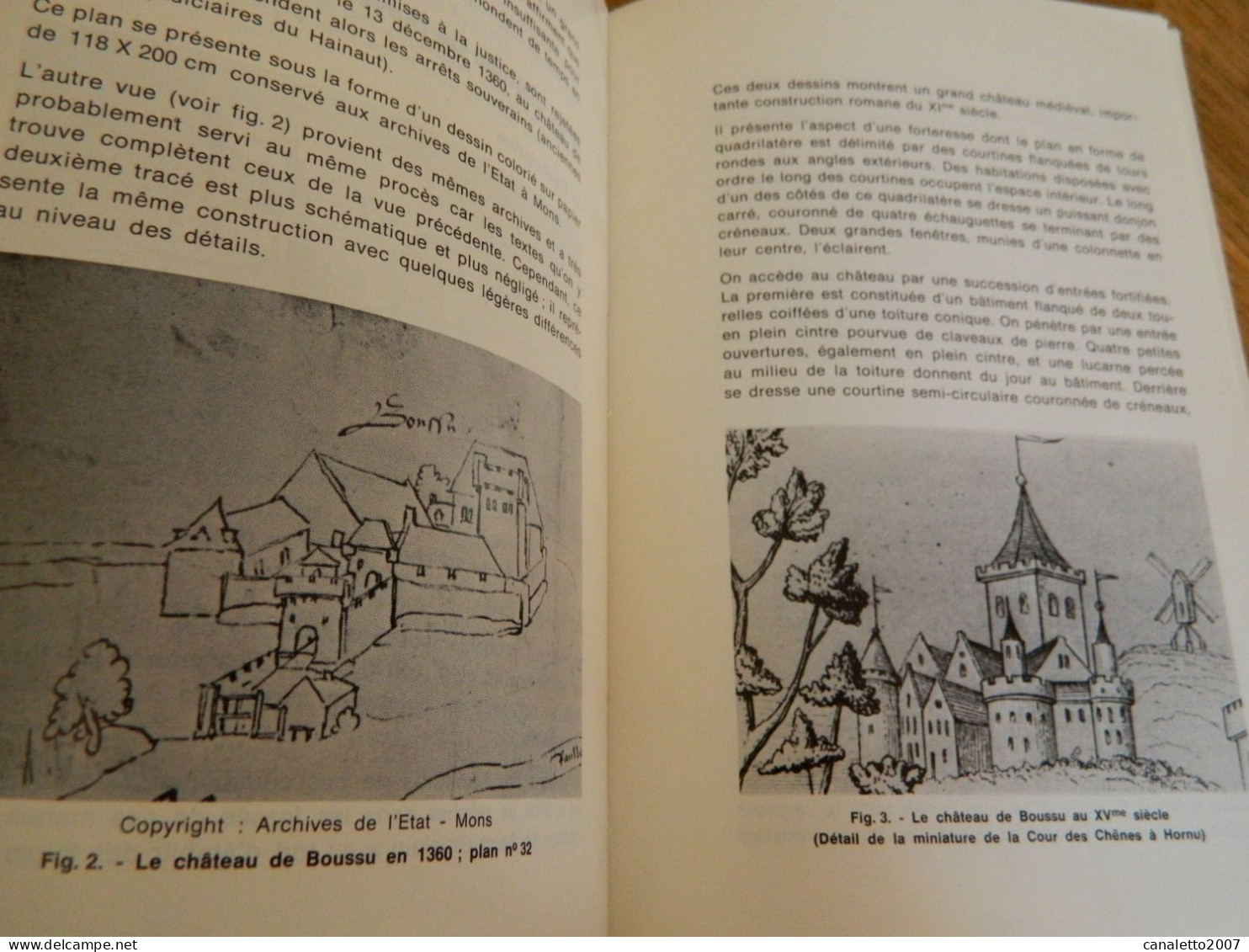 BOUSSU:  LE CHATEAU DE BOUSSU A TRAVERS LES SIECLES -1979 -78 PAGES - Bélgica