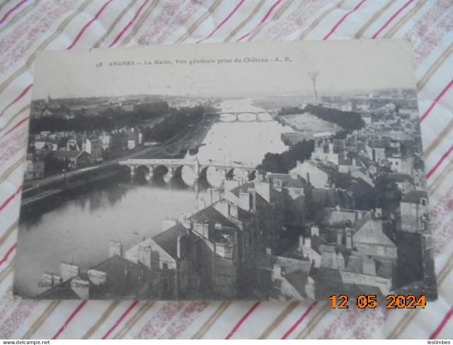 Angers. La Maine, Vue Generale Prise Du Chateau. AB 98 PM 1916 - Angers