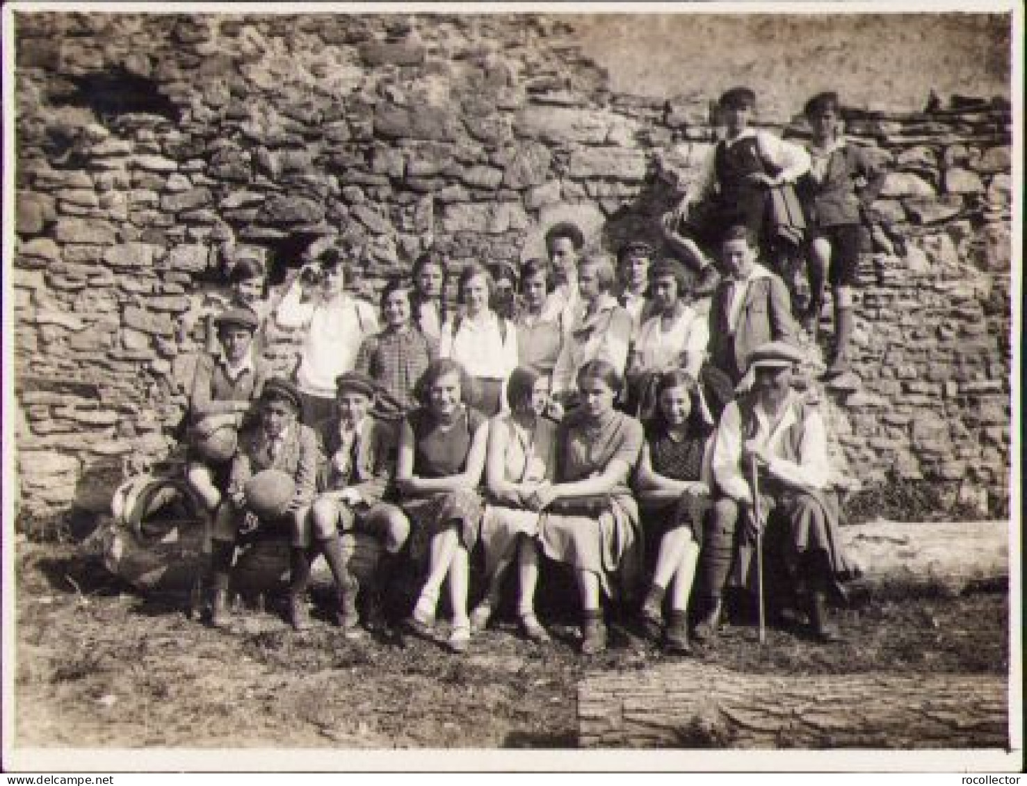 Saxon School In Field Trip, 1931 P1190 - Anonymous Persons