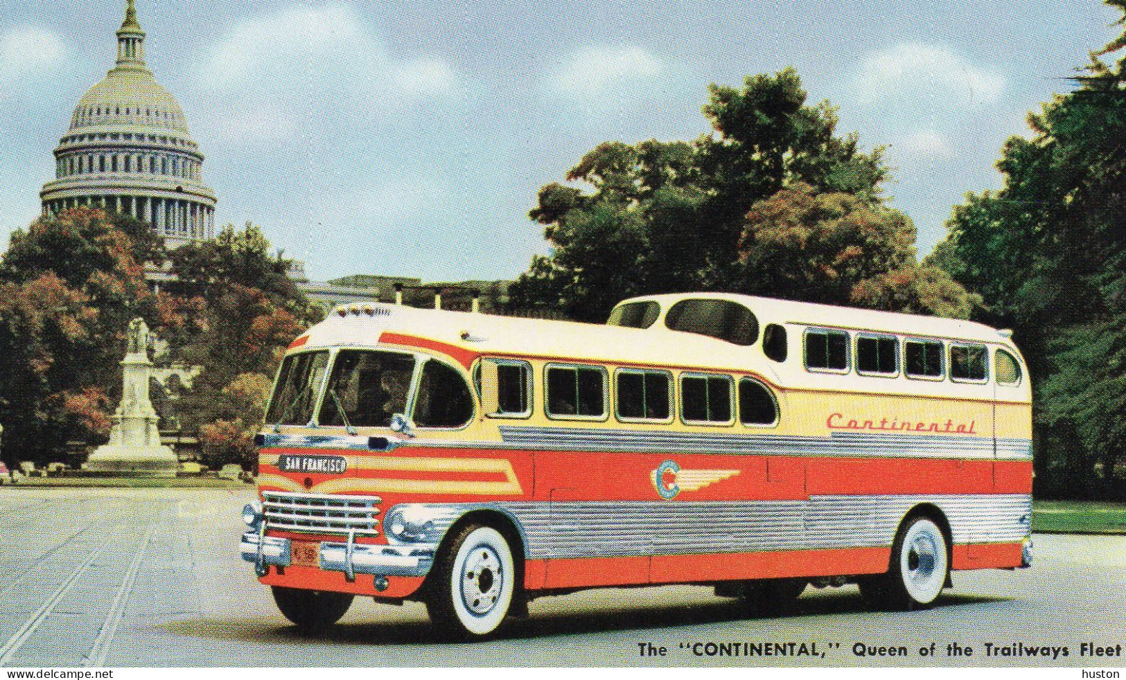 WASHINGTON - The "CONTINENTAL" Queen Of The Trailways Fleet - Buses & Coaches